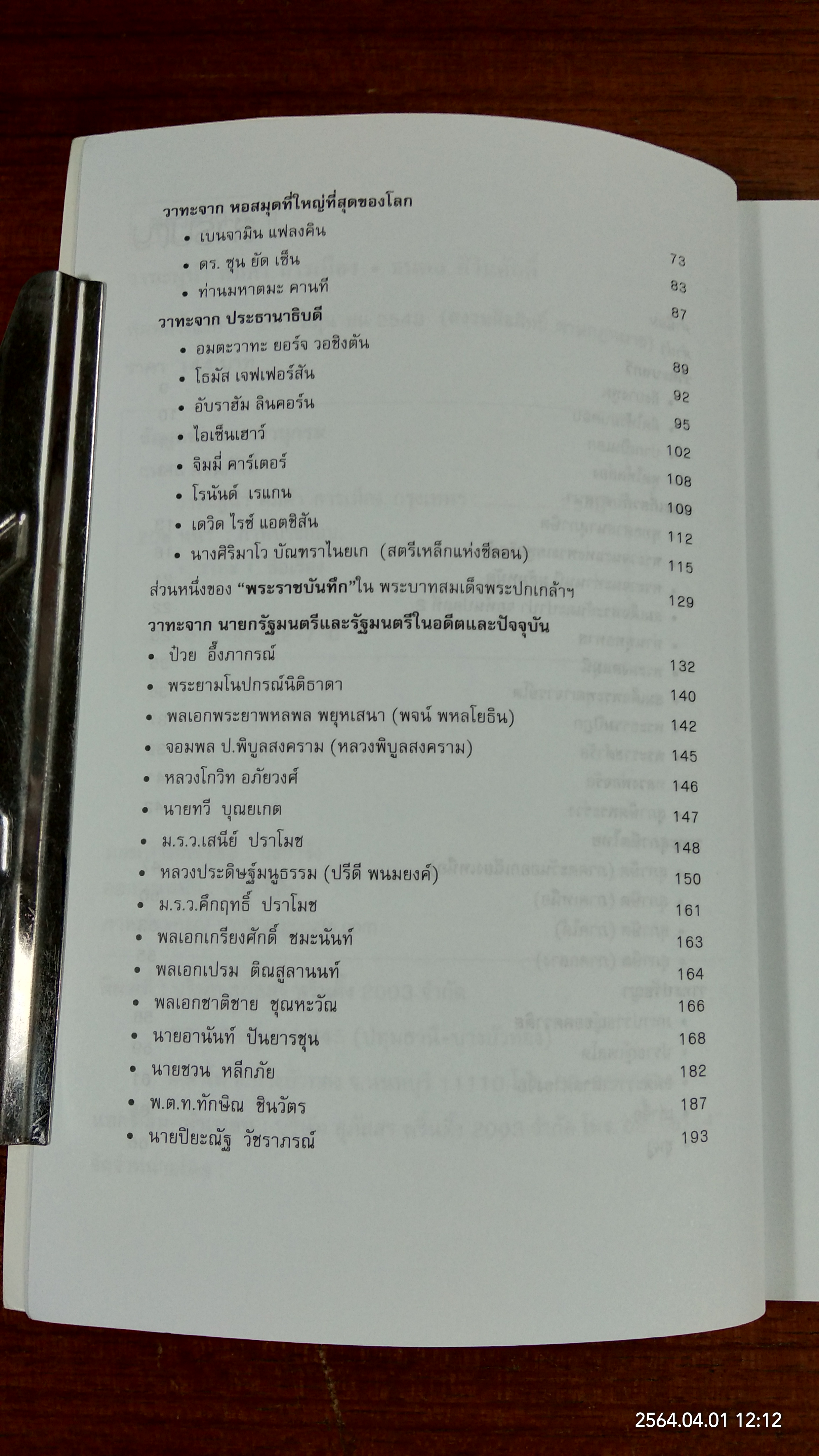 วาทะผู้นำ คมคำ การเมือง / ธนดล ศิวินศักดิ์