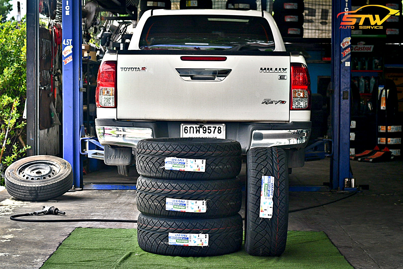 ยาง OTANI BM1000 255/55R18 109V ติดตั้งใส่TOYOTA REVO