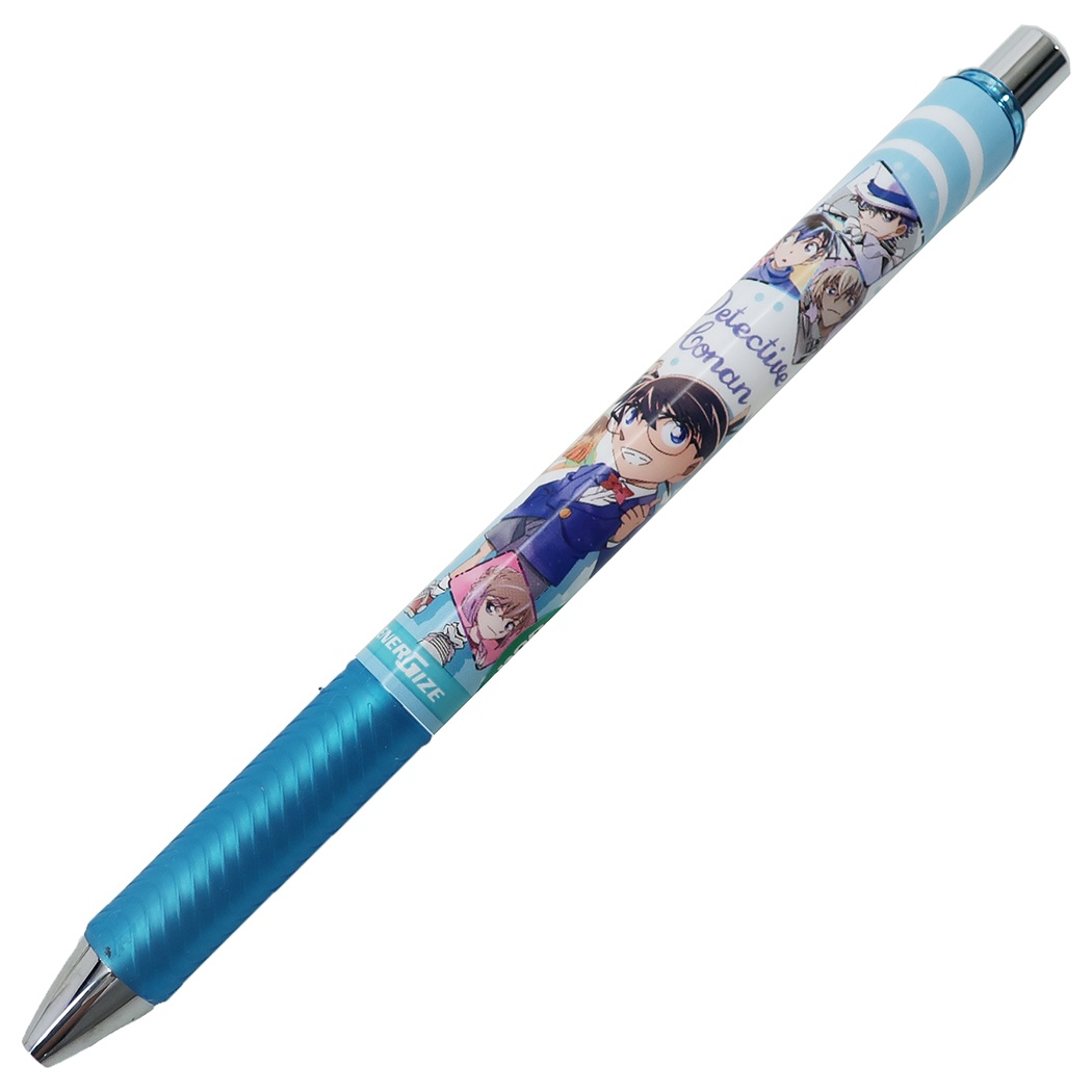 ดินสอกด Pentel Energel (Energize) ลาย Detective Conan จากญี่ปุ่น แบบสีฟ้า