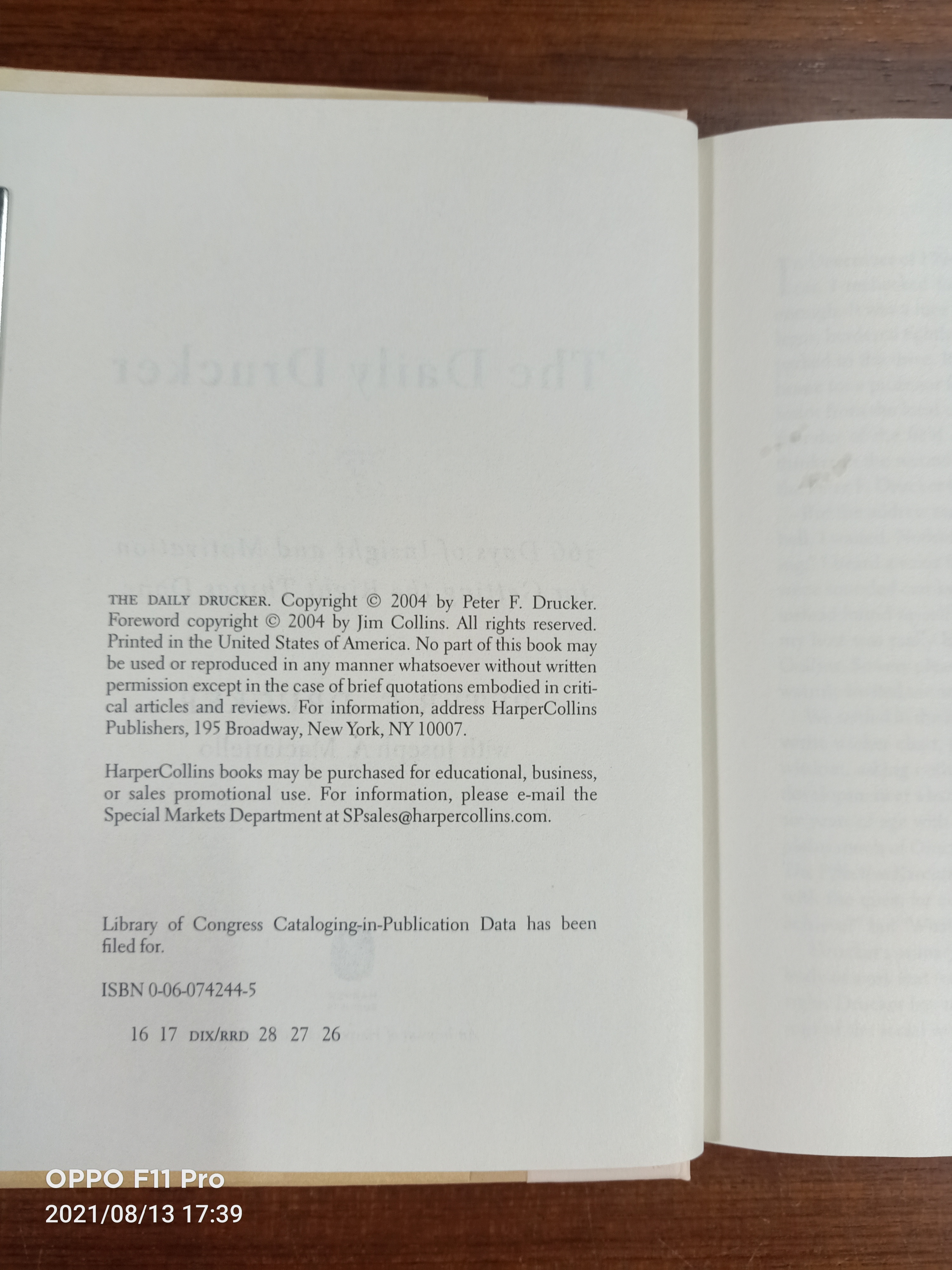 The Daily Drucker / Peter F. Drucker (ภาษาอังกฤษ)