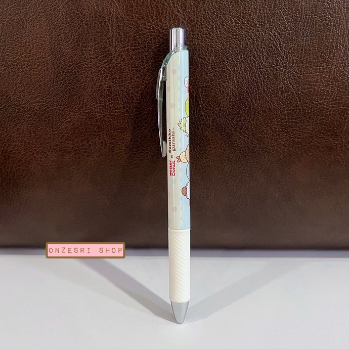 ดินสอกด Pentel Energel (Energize) Sumikko Gurashi x Mister Donut แท่งสีฟ้า หัว 0.5