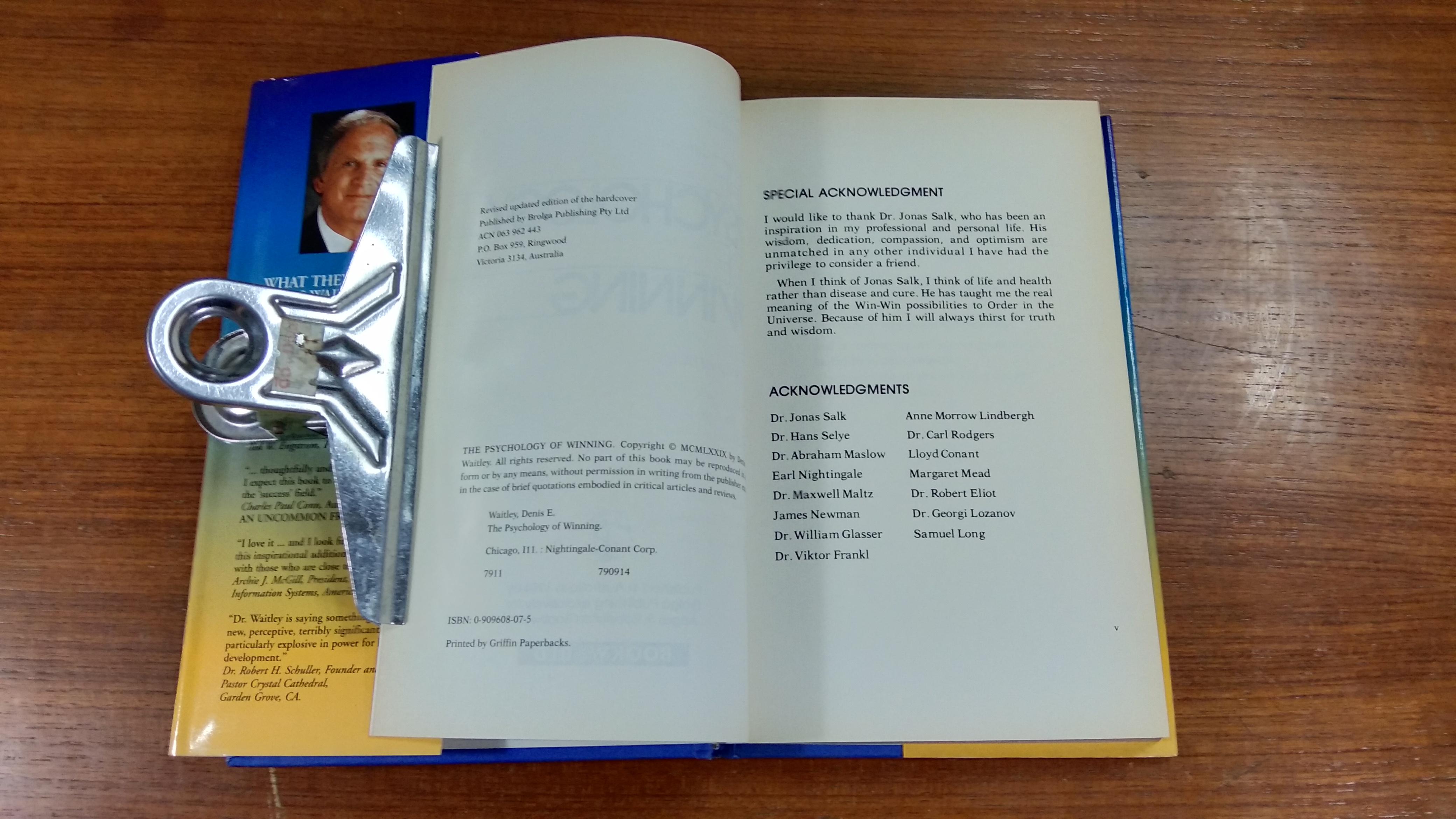 THE PSYCHOLOGY OF WINNING / Denis Waitley