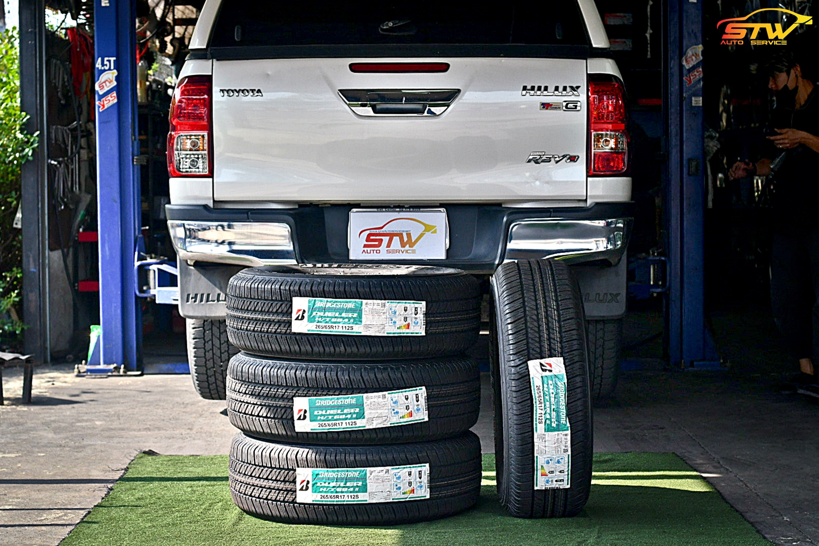 ยาง BRIDGESTONE DUELER HT 684ii 265/65R17 112S ติดตั้งใส่ TOYOTA PRERUNNER