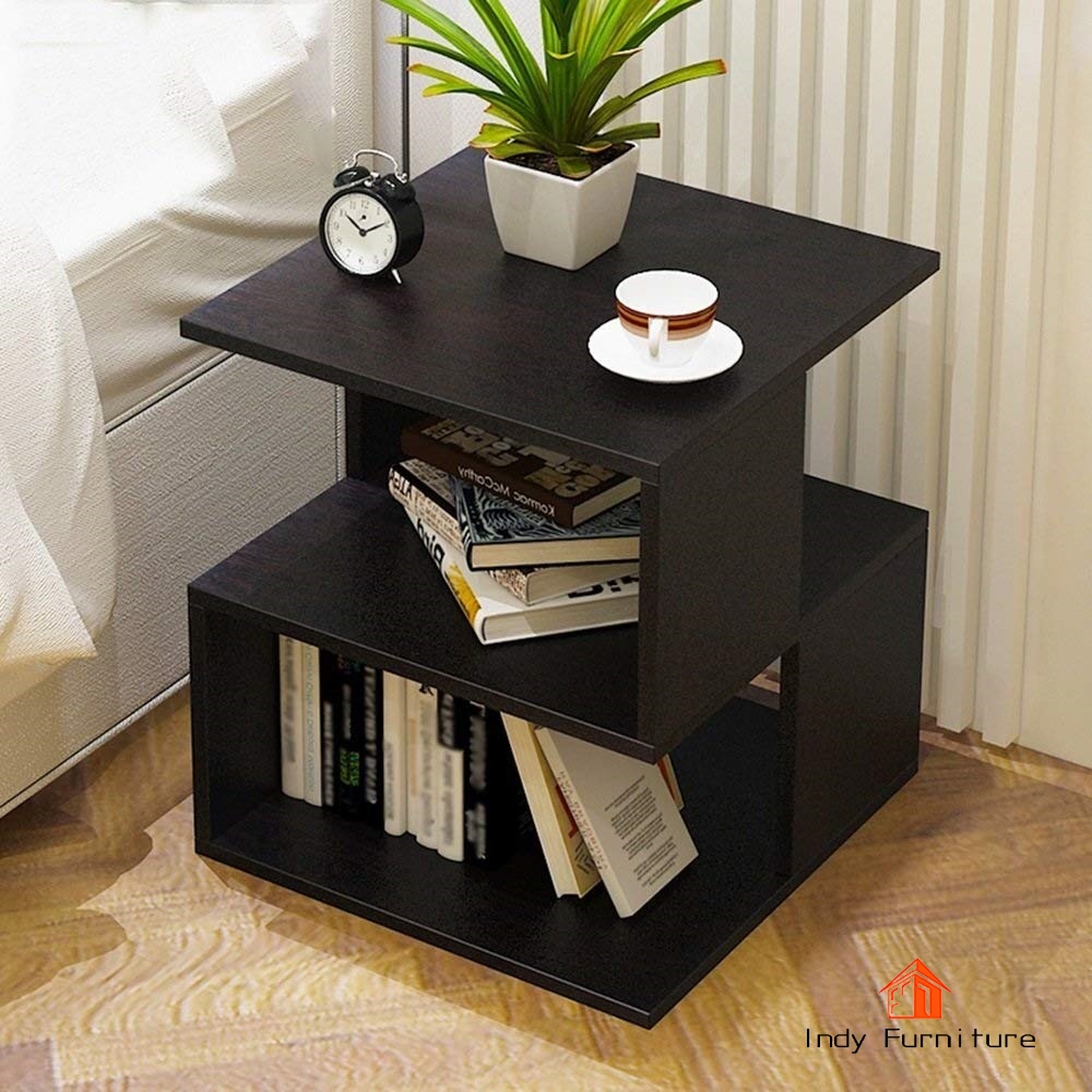 โต๊ะข้างอเนกประสงค์ เมลามีน รุ่น Robot-ML (กันน้ำ ทนแรงขูดขีดและความร้อน ) ใช้เครื่อง CNC ตัด ได้มาตรฐาน