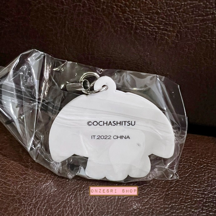 ที่ห้อยมือถือ/พวงกุญแจ น้องหมาชาเขียว Ocha-Ken ทำจากยาง ขนาด 4 ซม. มี 5 แบบให้เลือก