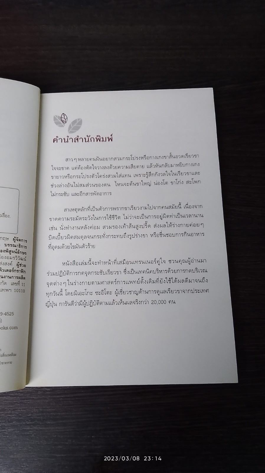 เทรนเนอร์ลดเรียวขา / MIEKO SAITO