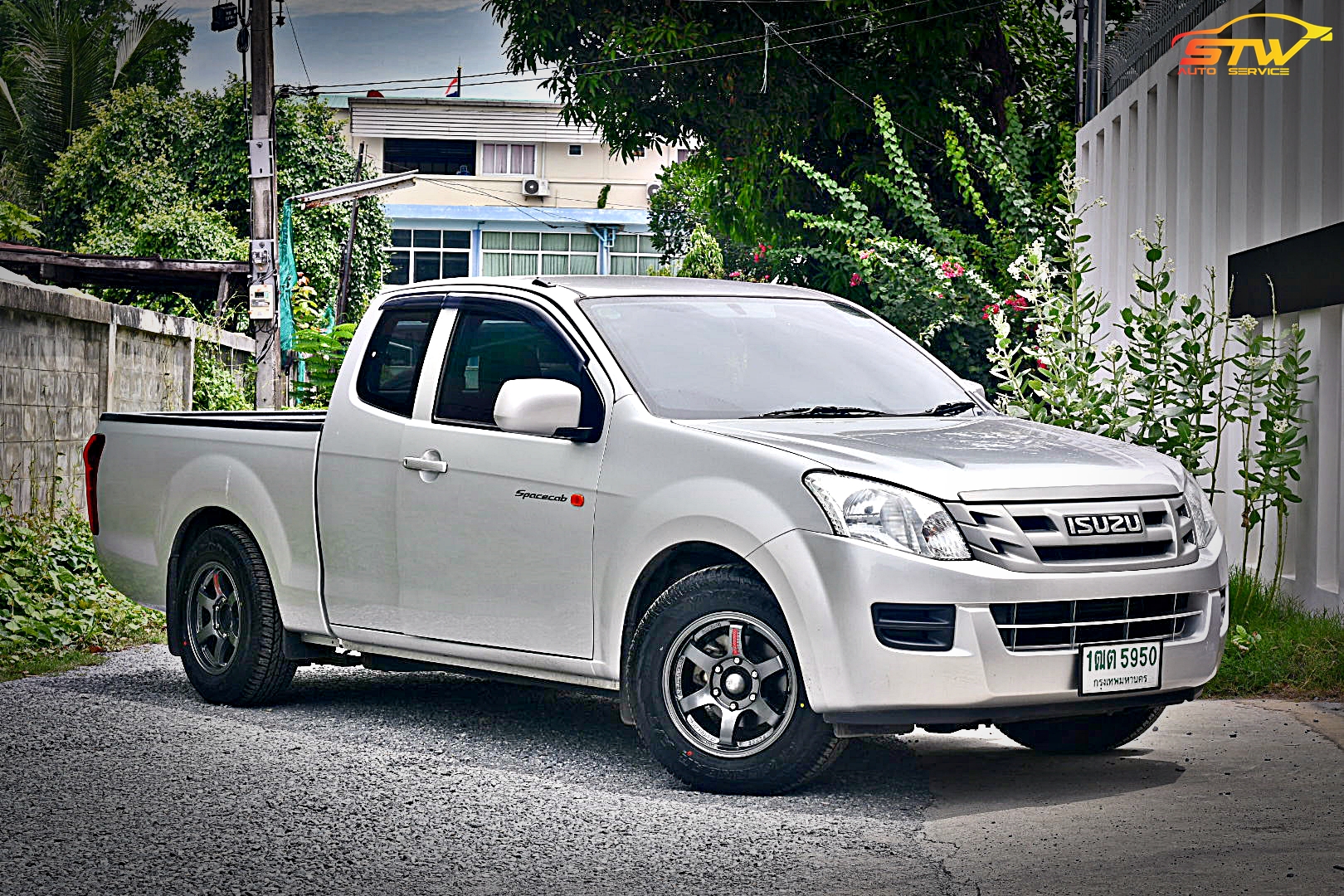 ล้อยาง TE-37 เลเซอร์ก้าน ขอบ16นิ้ว YOKOHAMA G015 225/70R16 103H ติดตั้งใส่ ISUZU D-MAX