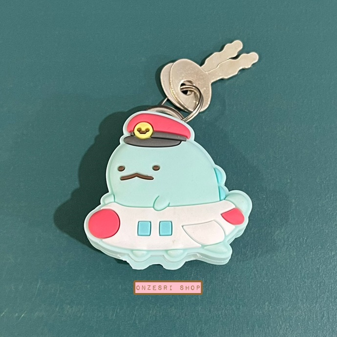 เซ็ตแม่กุญแจพร้อมลูกกุญแจ Sumikko Gurashi Travel Padlock ทำจากยาง ขนาดสูง 4 ซม. มี 5 แบบให้เลือก