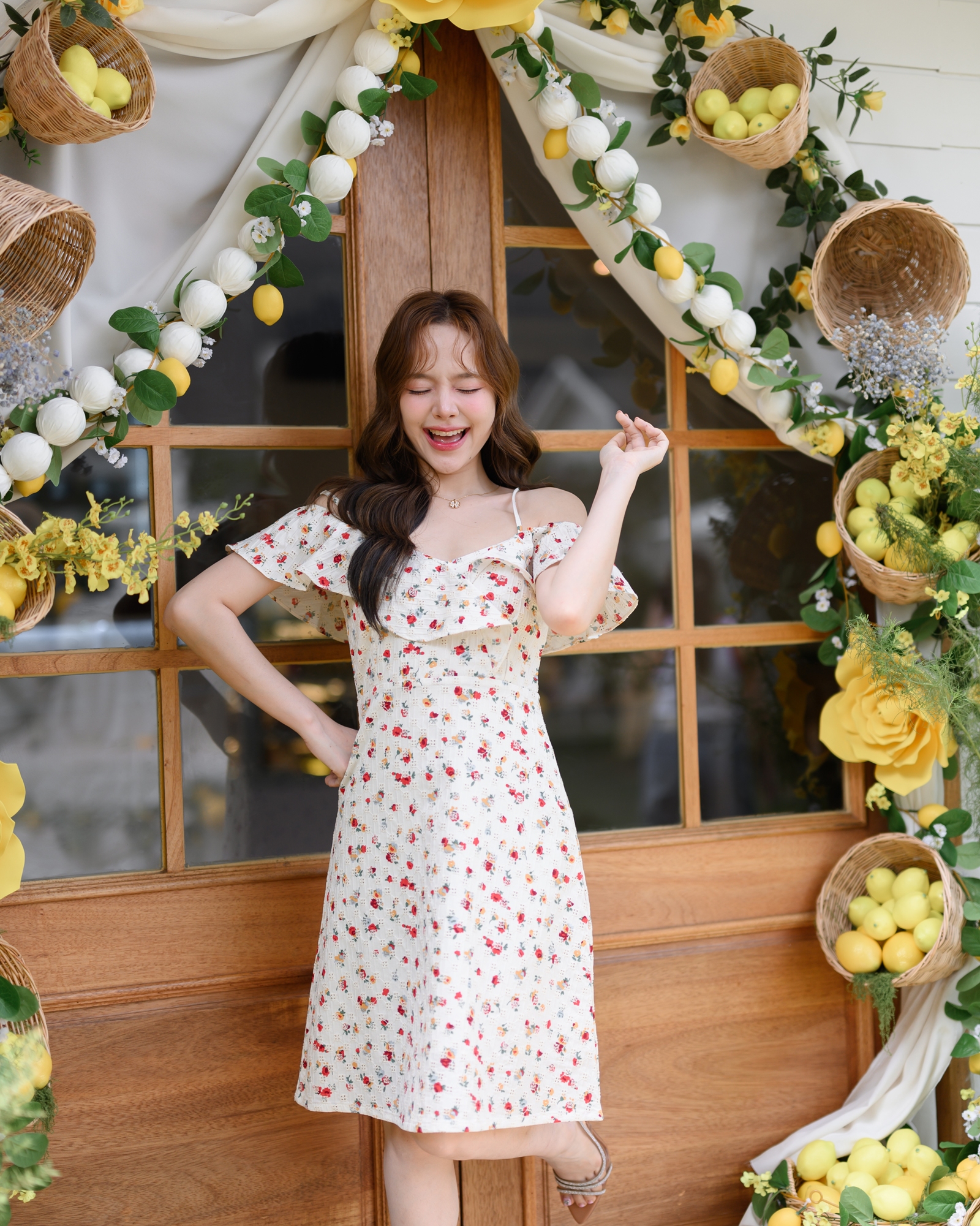 Hanano Yume Off-shoulder Dress