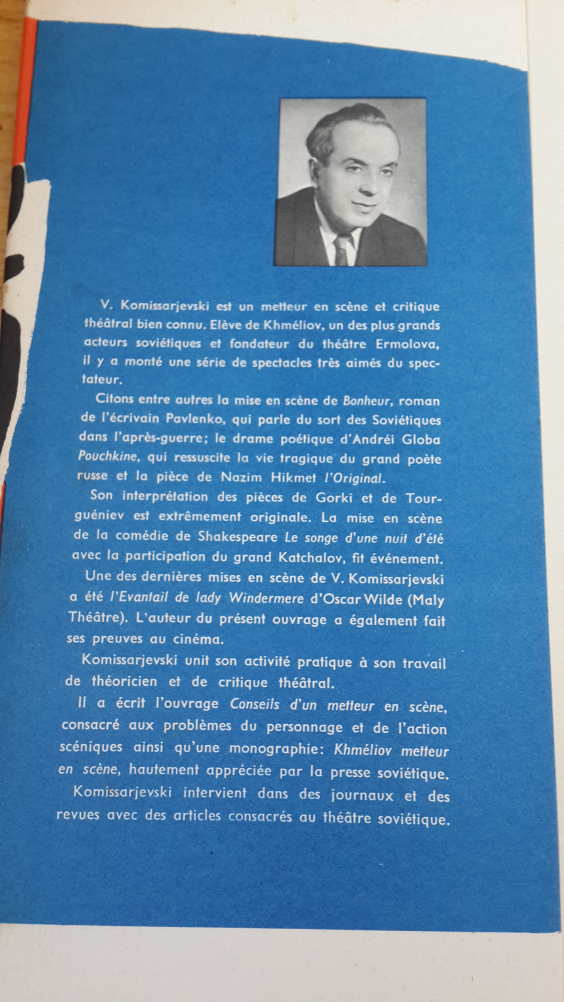 Les THEATRES de MOSCOU / V.KOMISSARJEVSKI