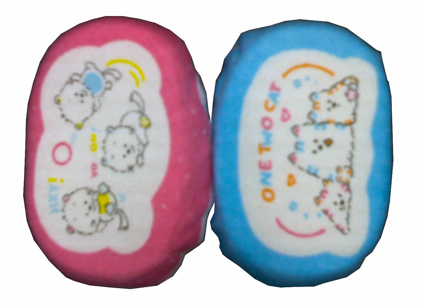 Color Baby Sponge, Oval Shape
