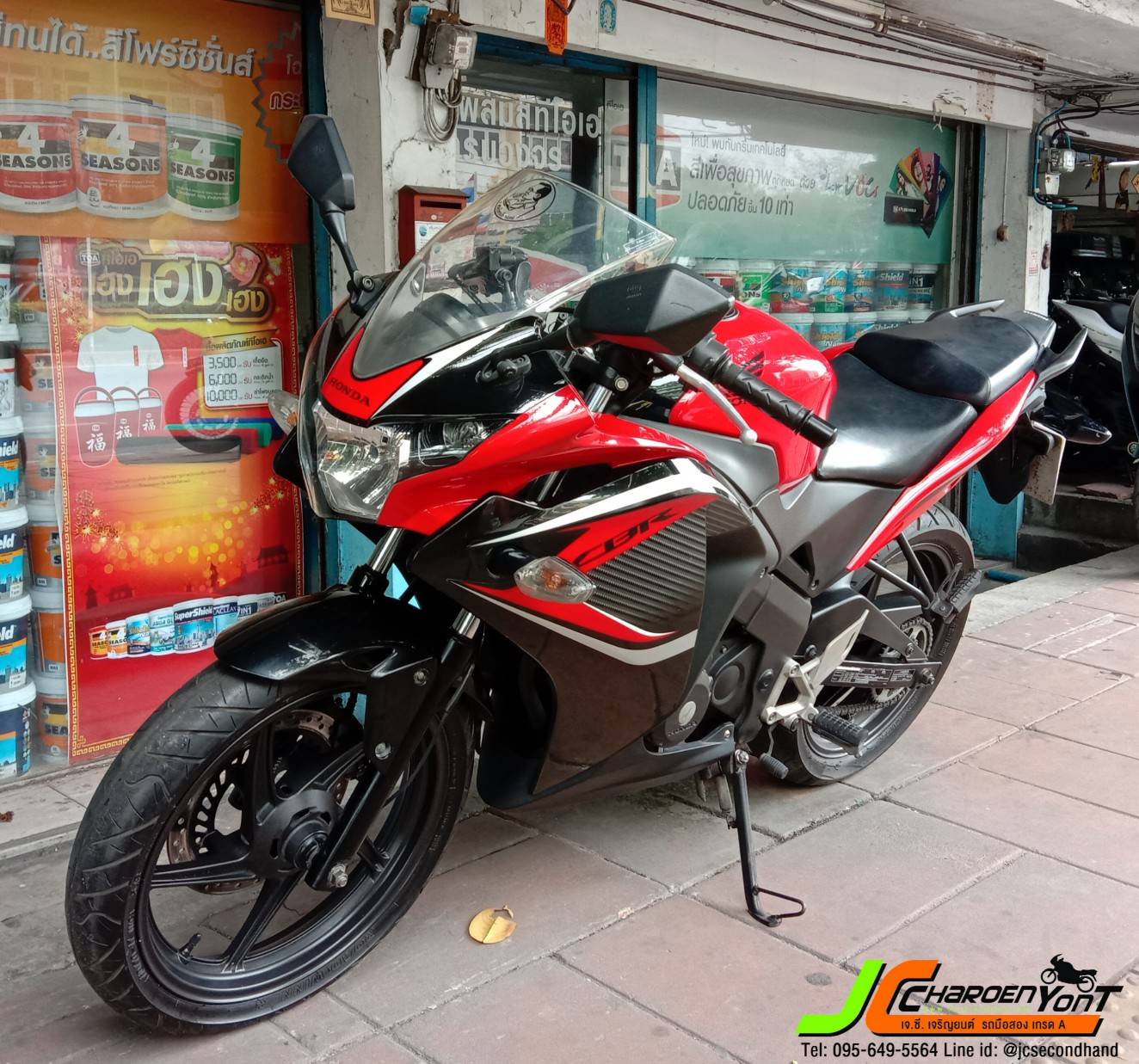 "รถบ้านมือเดียว" HONDA CBR150R จดทะเบียนปี 58 สภาพเดิมทั้งคัน เครื่องเงียบไม่แกะ ชุดสีเดิมแท้ติดรถทั้งคัน