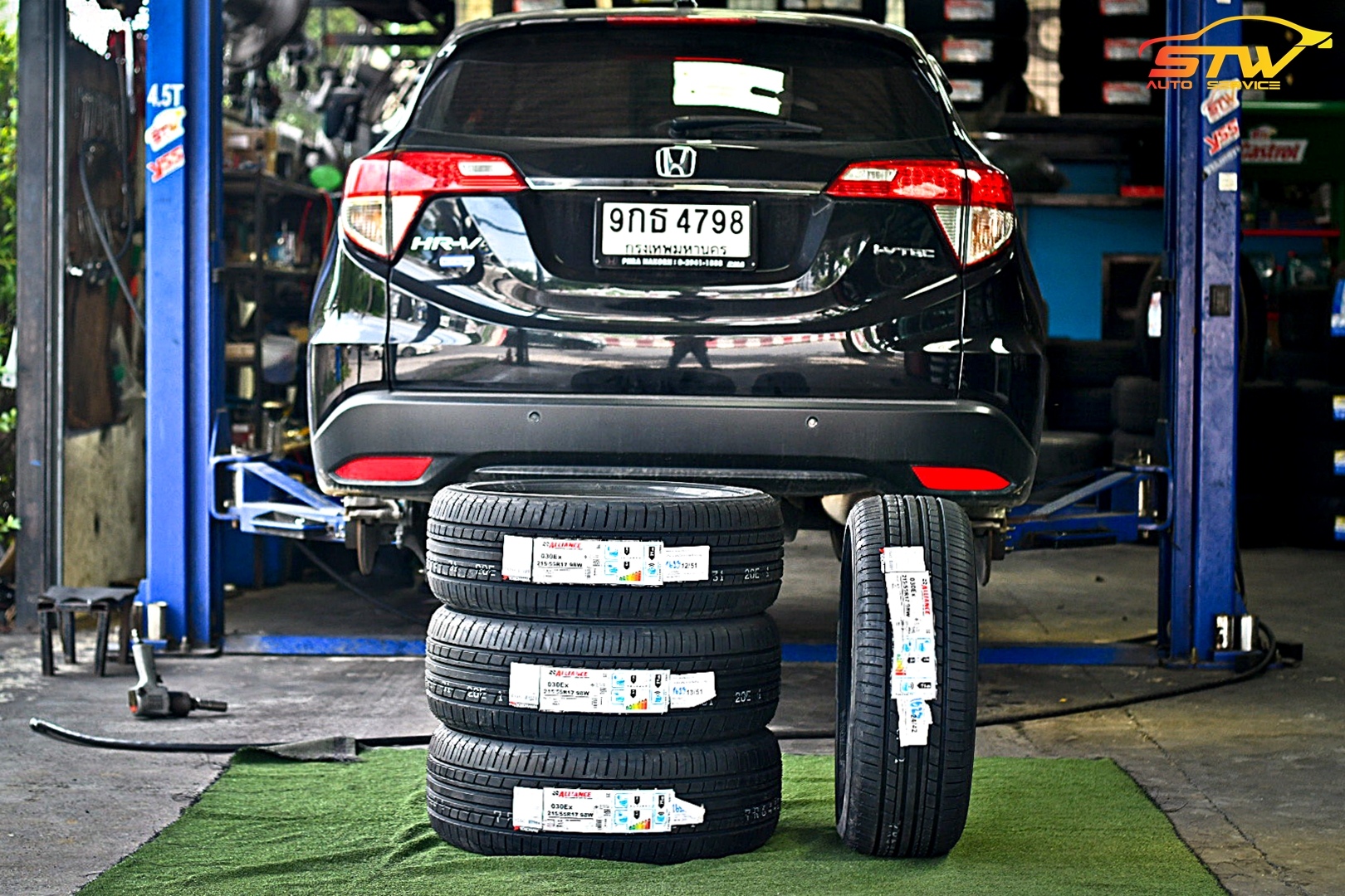 ยาง ALLIANCE AL30 (BY YOKOHAMA) 215/55R17 98W ติดตั้งใส่ HONDA HR-V