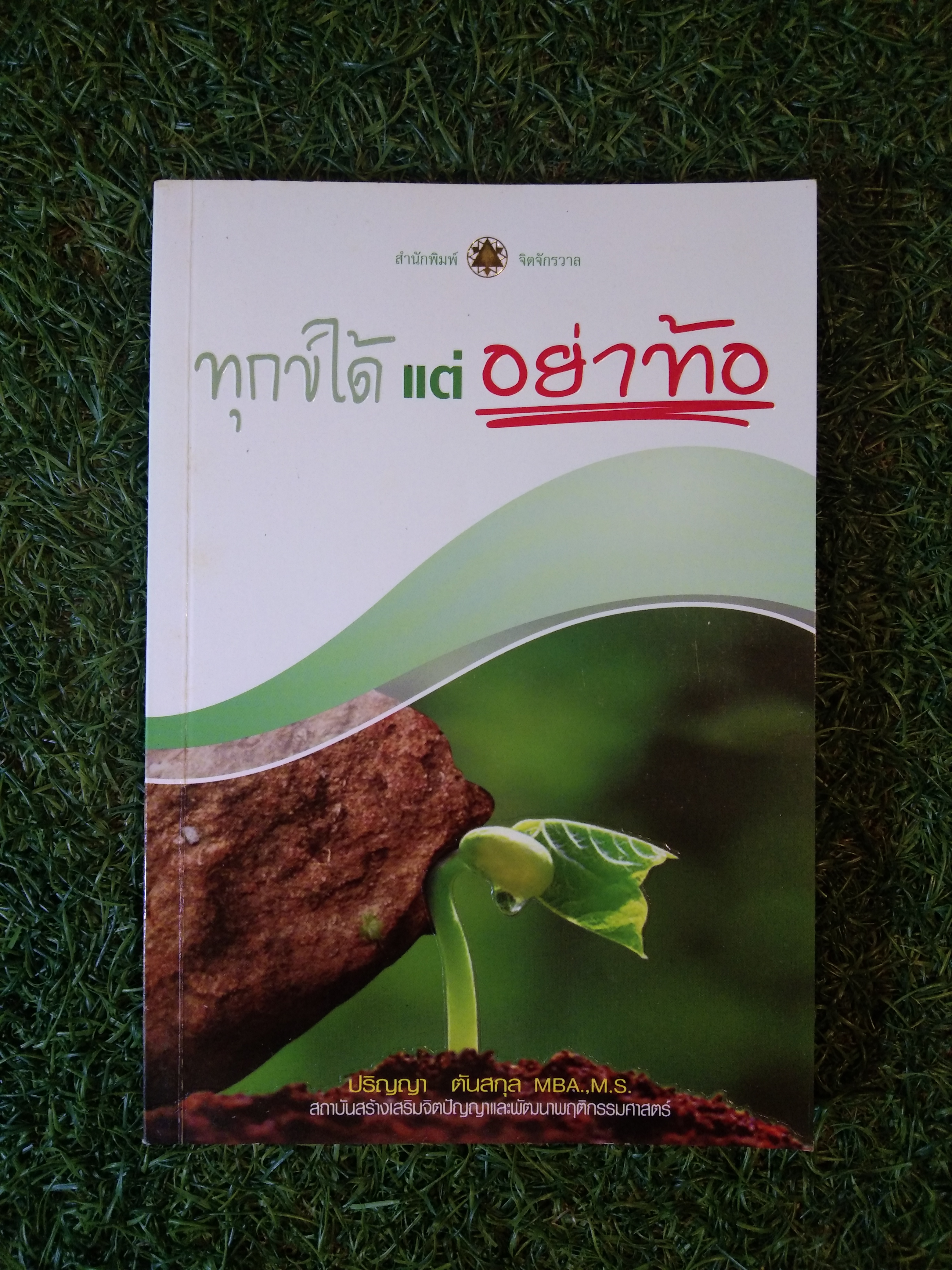 ทุกข์ได้ แต่อย่าท้อ / อาจาย์ แริญญา ตันสกุล MBA.,M.S.