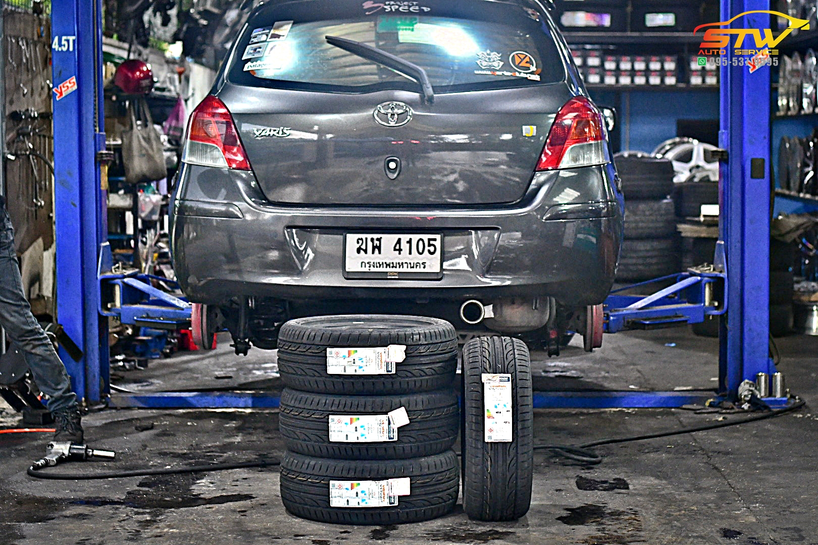 ยางใหม่ HANKOOK V12 Evo2 K120 195/50R15 82V