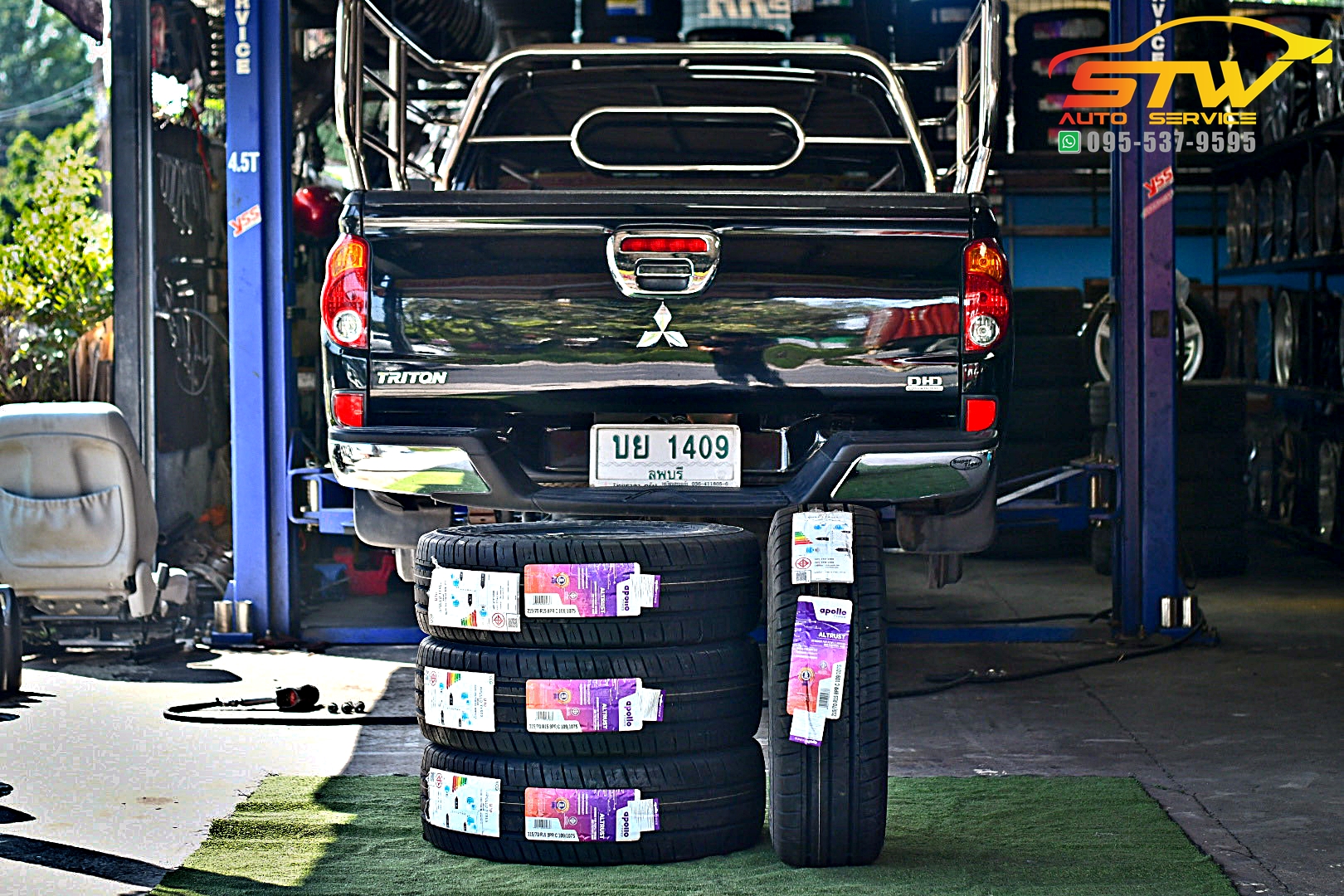ยางใหม่ APOLLO Altrust LT 215/70R15 8PR 109/107s