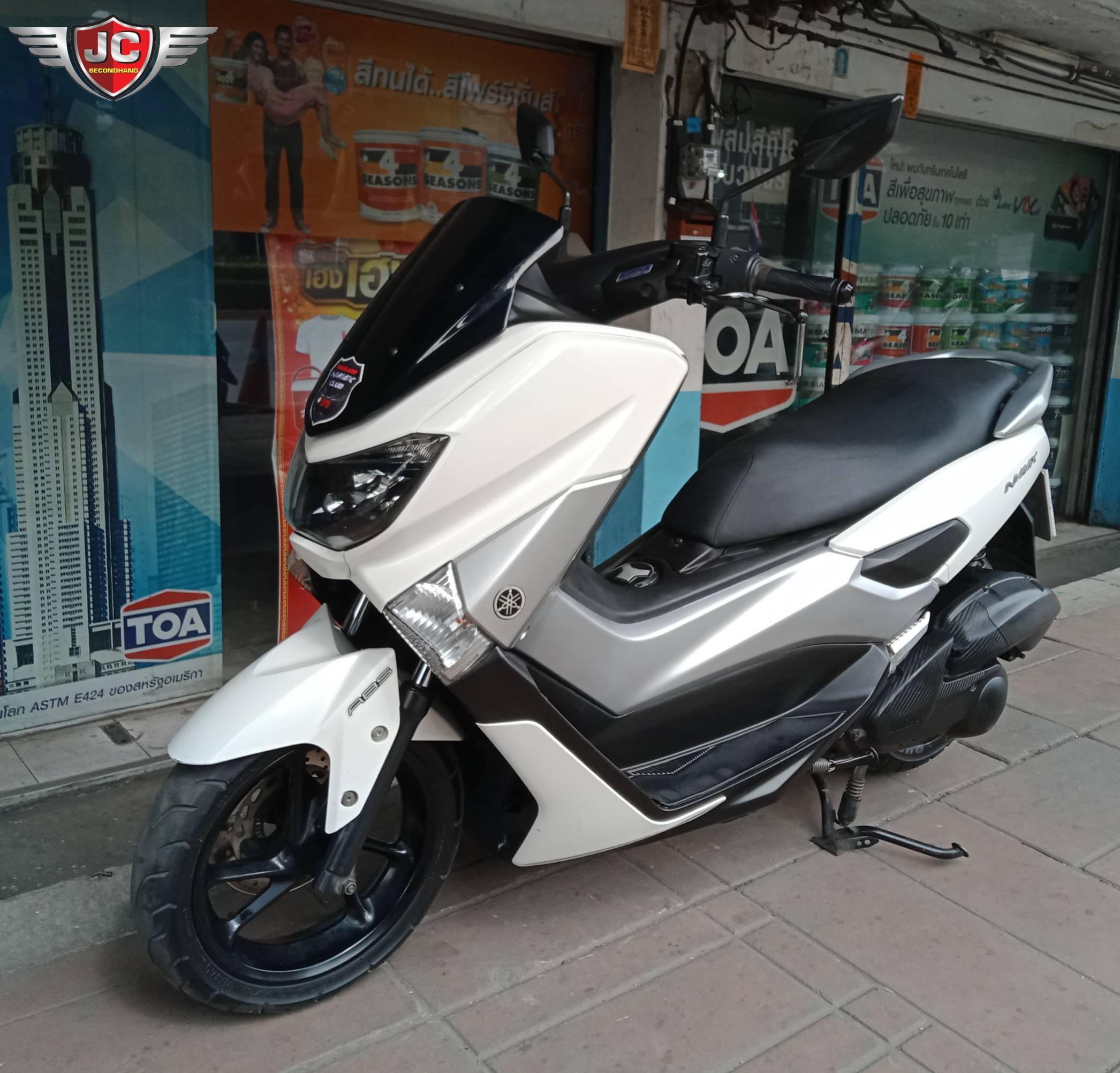 "รถบ้านสภาพดีราคาโจร" YAMAHA N-MAX155 จดทะเบียนปี59 เดิมจัดทั้งคัน เครื่องเงียบๆแน่นๆ ชุดสีแท้ ไม่เคยล้ม