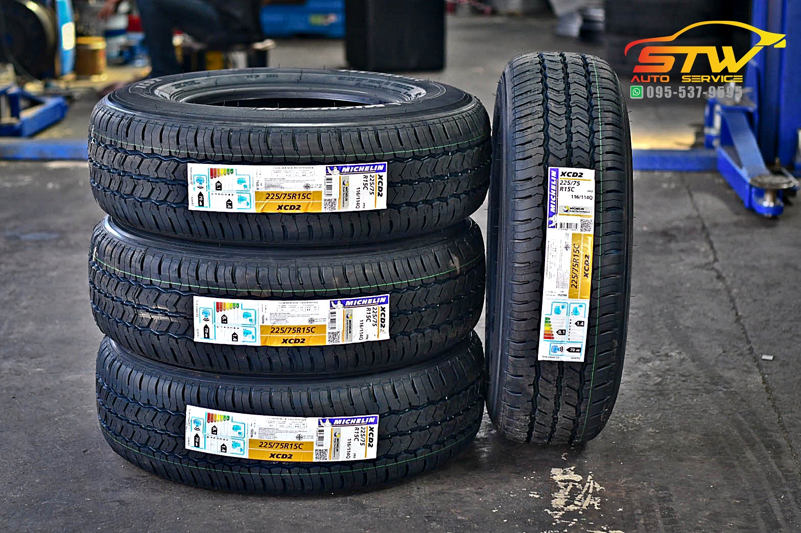 ยางใหม่ MICHELIN XCD2 225/75R15 116/114Q