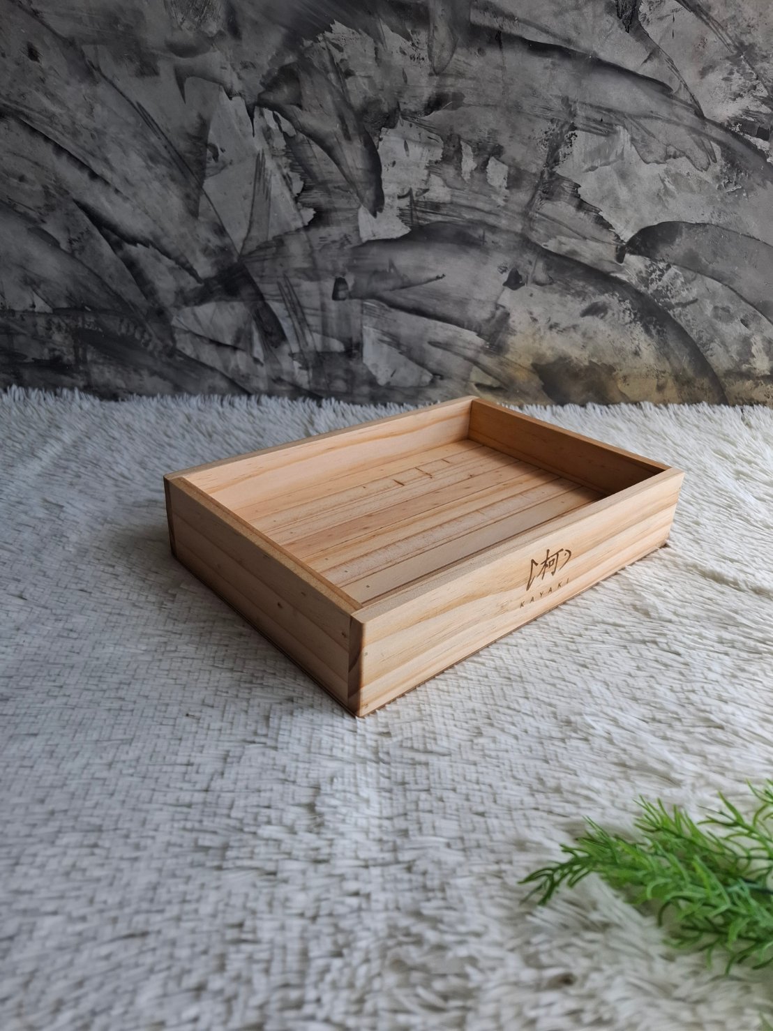 ถาดไม้ใส่อาหาร