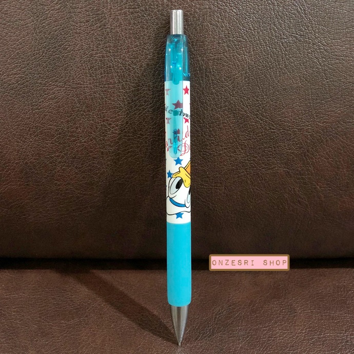 ดินสอกด Donald Duck ลายดาวสีขาวฟ้า