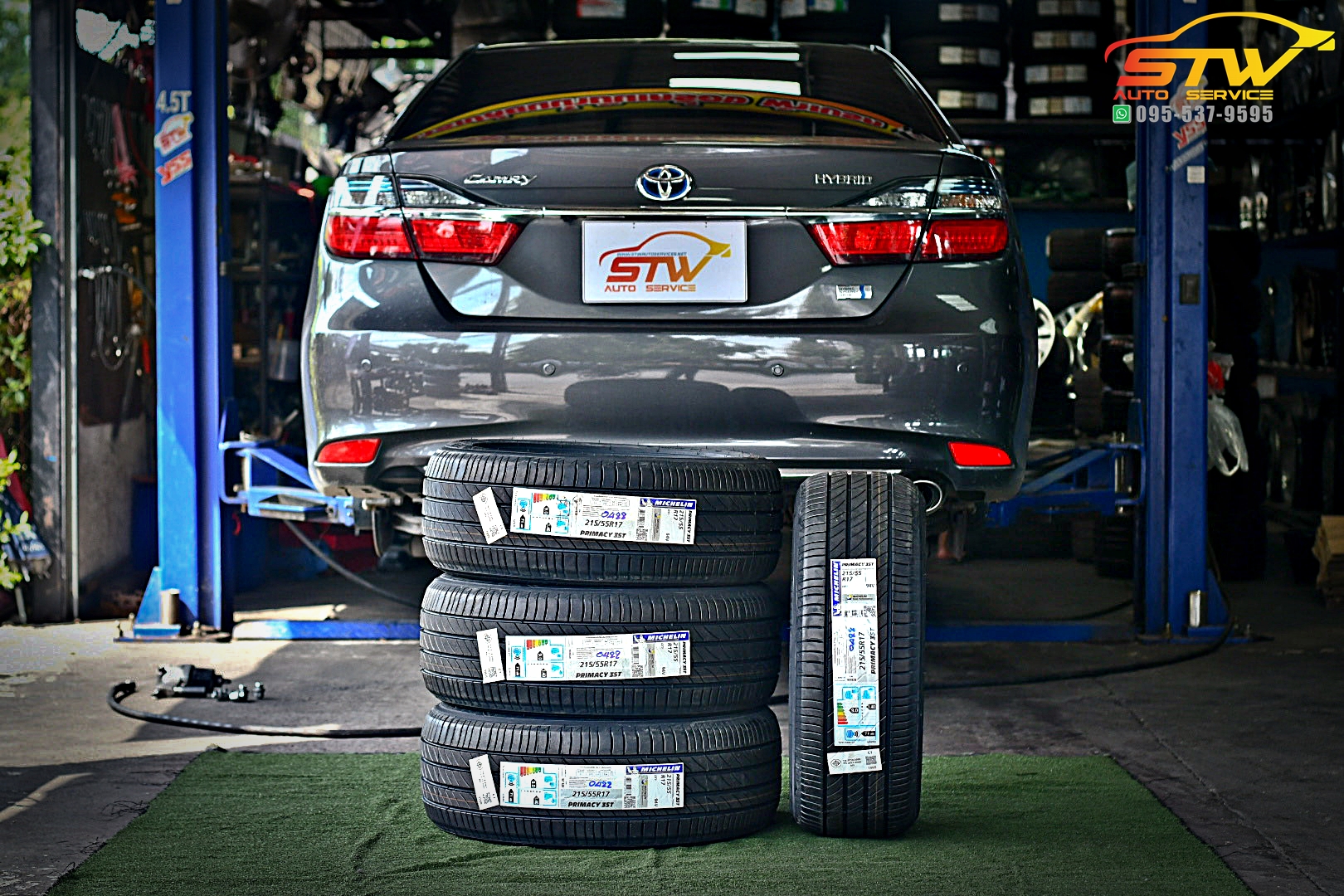 เปลี่ยนยาง TOYOTA CAMRY MICHELIN Primacy 3 ST 215/55R17 94V