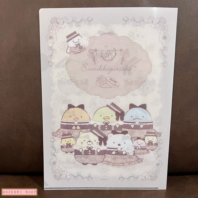 เซ็ตแฟ้ม Sumikko Gurashi Maison de FLEUR (Limited) มี 2 ลายในเซ็ต