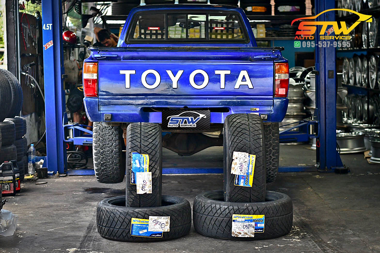 ยางใหม่ RAIDEN WOLVERINE X402 235/45R18 255/50R18