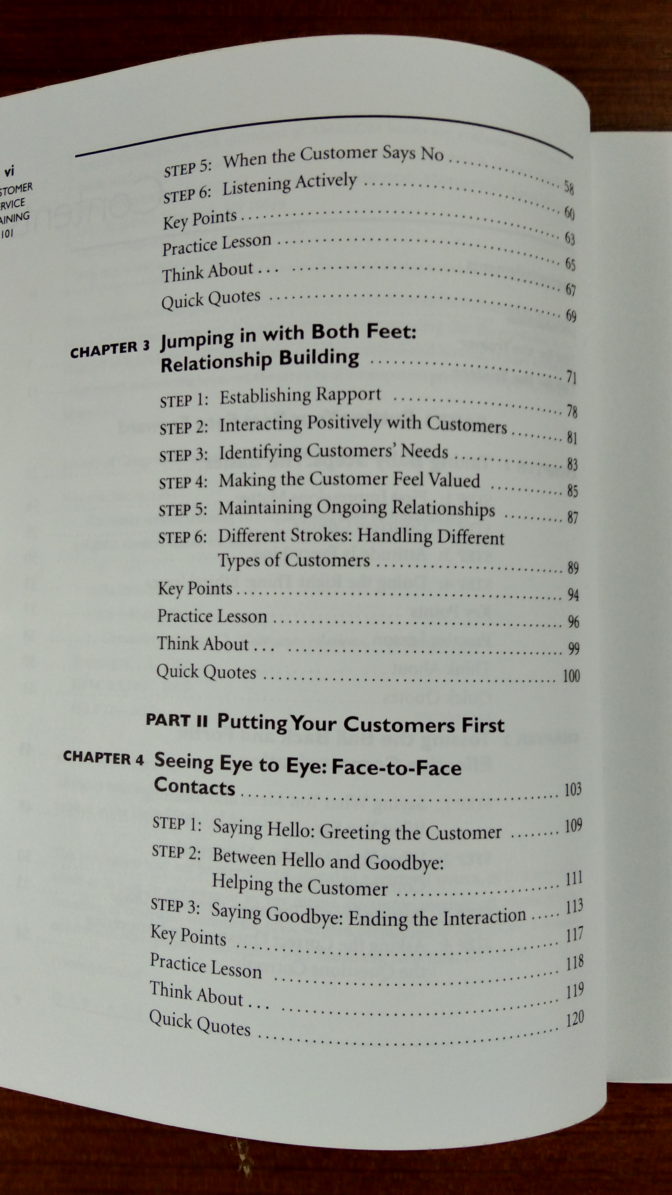 CUSTOMER SERVICE TRAINING 101 / EVENSON