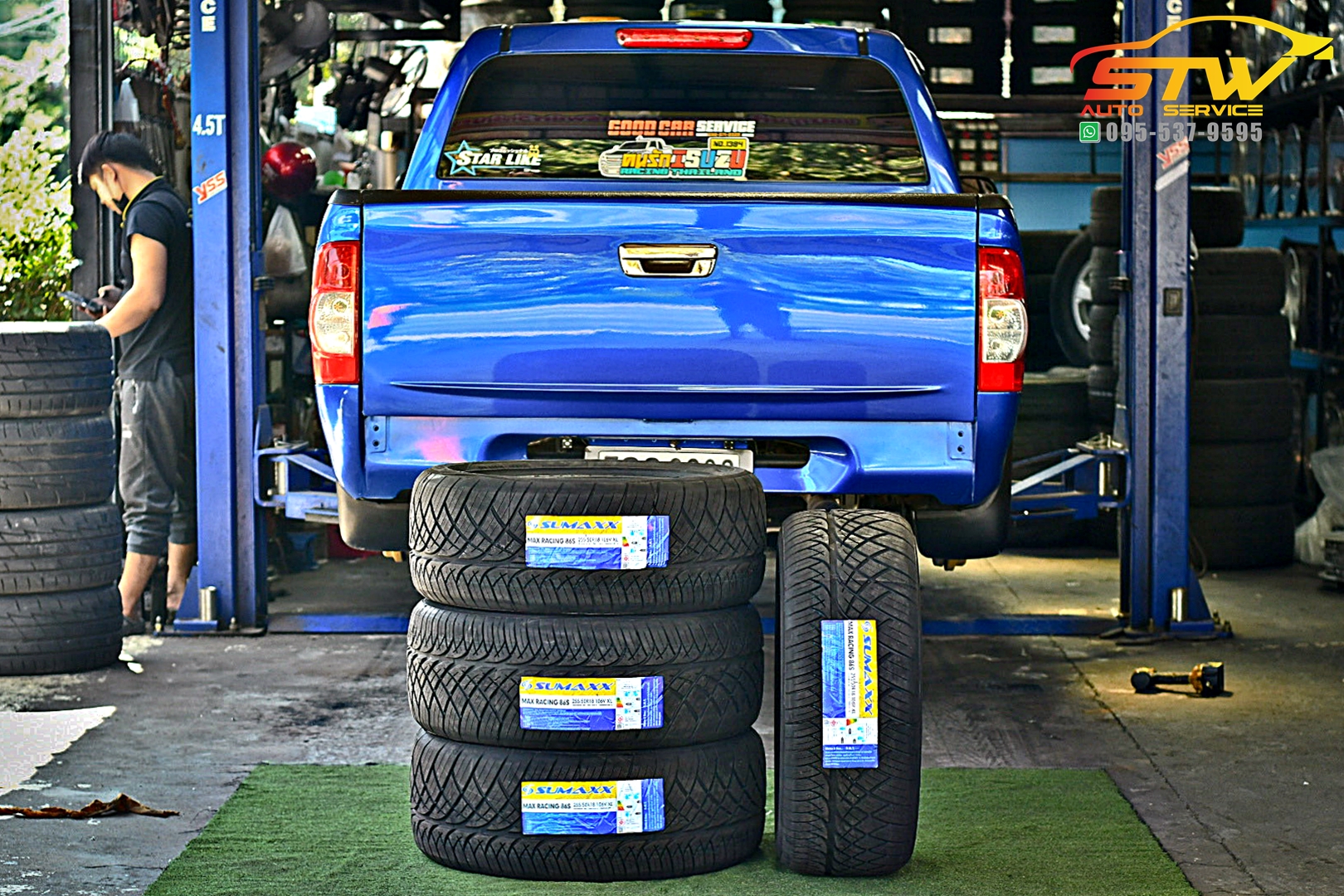 ยางใหม่ SUMAXX MAX RACING 86S 255/50R18 106V