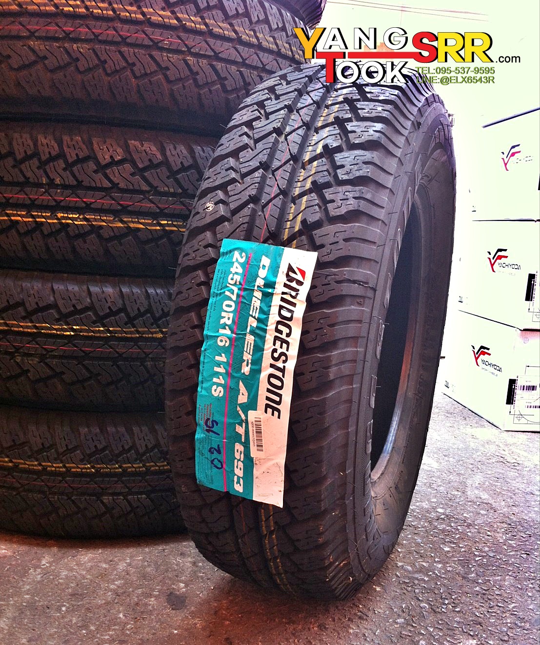 BRIDGESTONE DUELER A/T 693 245/70-16 ปี15