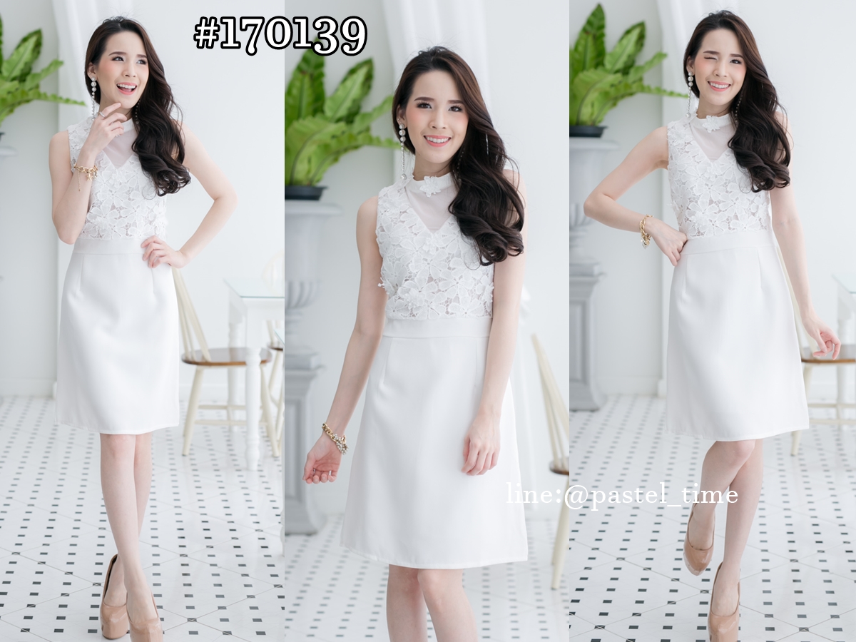 Noel White Lace Dress