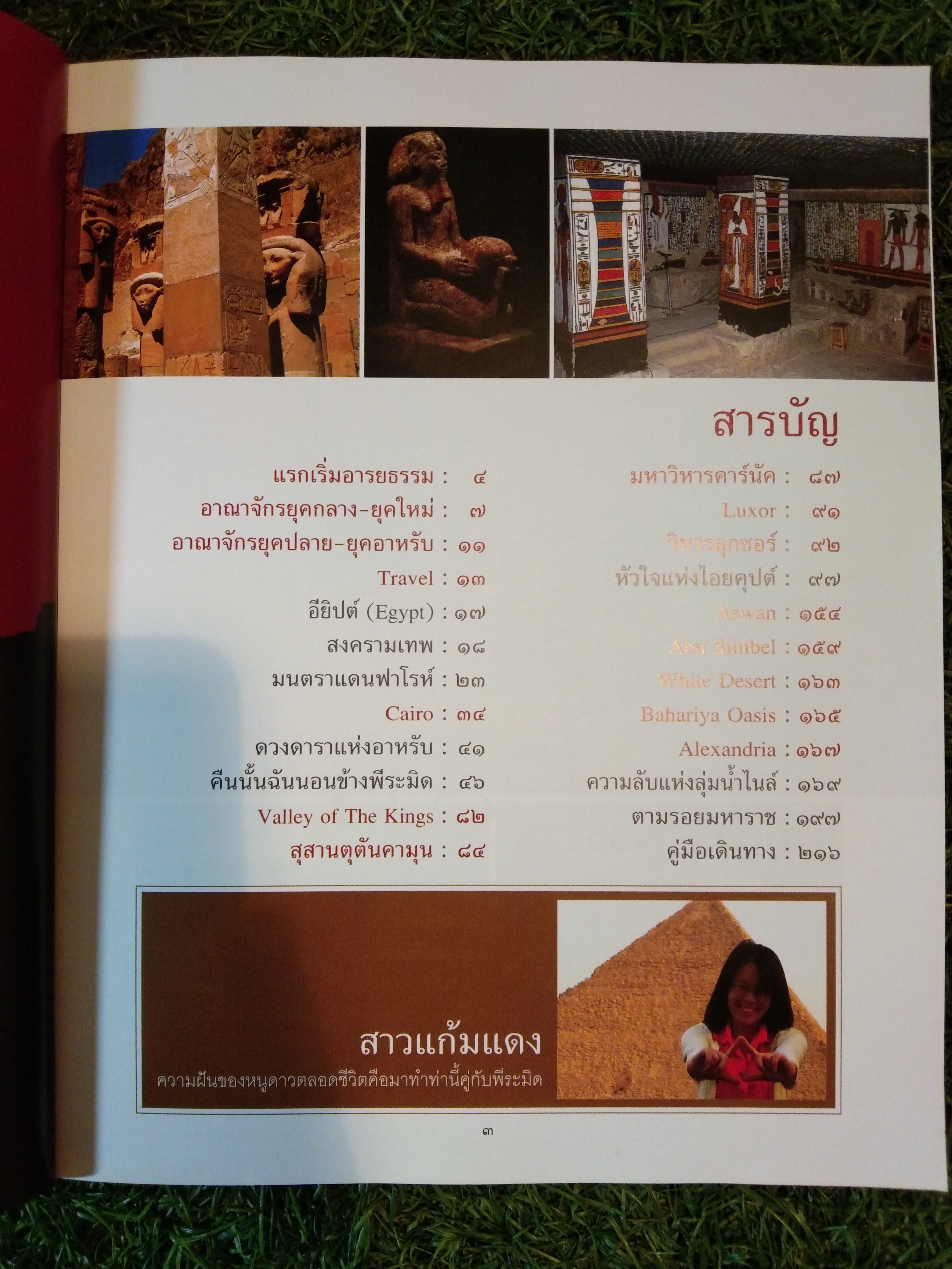 ความลับแห่งลุ่มน้ำไนล์ Egypt / ธรณ์ ธำรงนาวาสวัสดิ์