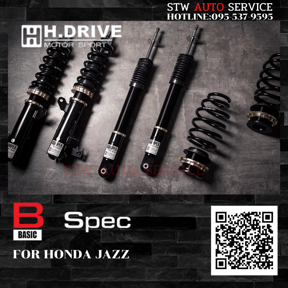 โช๊คสตรัทปรับเกลียว H-Drive HONDA JAZZ GD