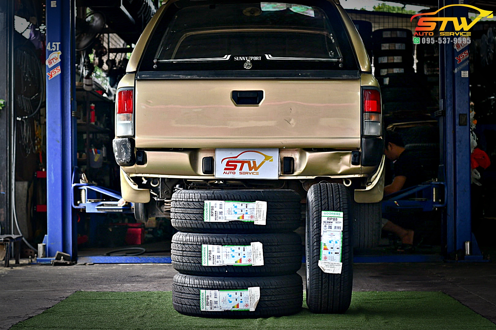 เปลี่ยนยาง NISSAN NV GOODRIDE RADIAL RP88 185/65R14 86H