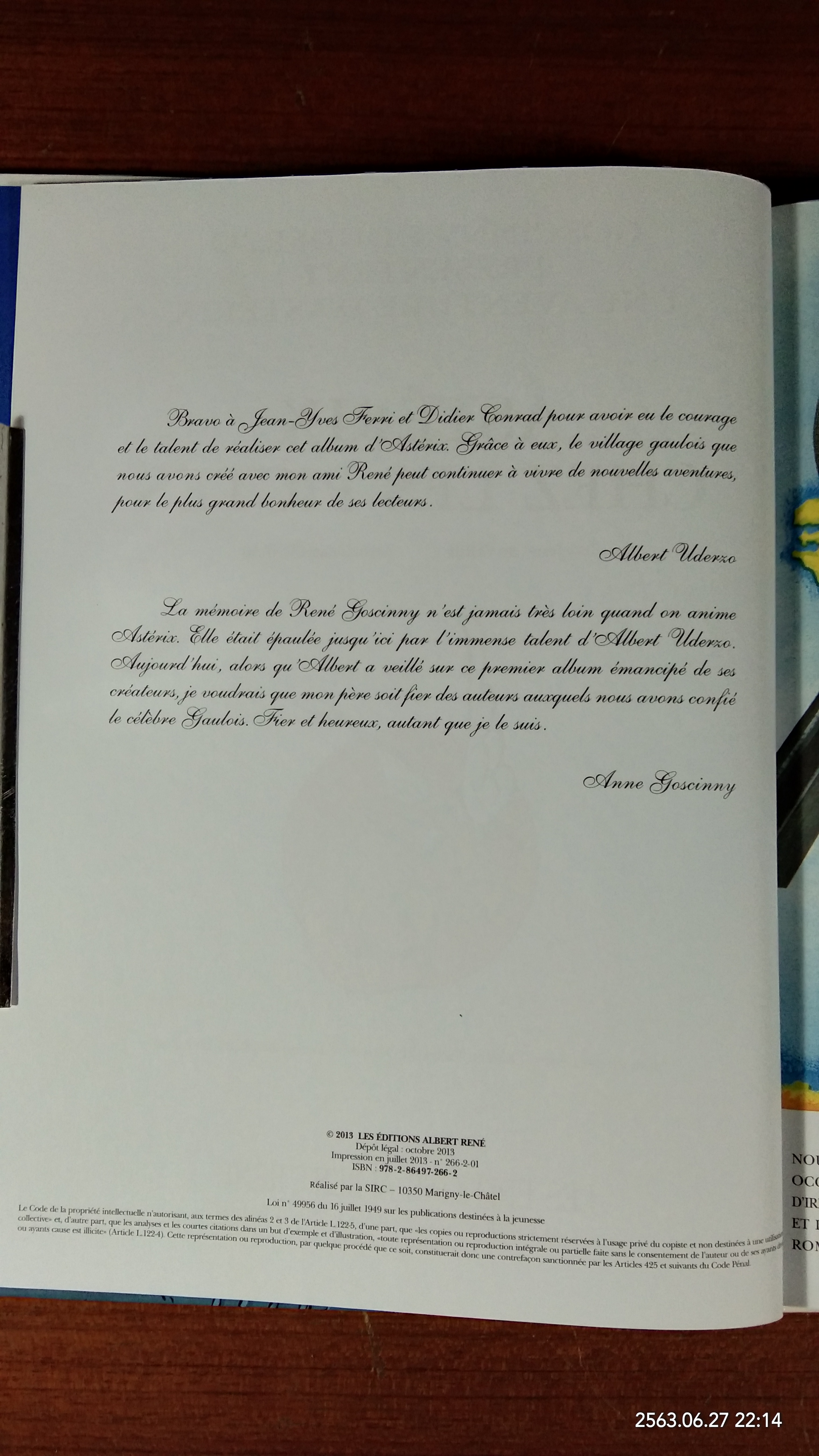 Astérix chez les Pictes (ภาษาฝรั่งเศษ)