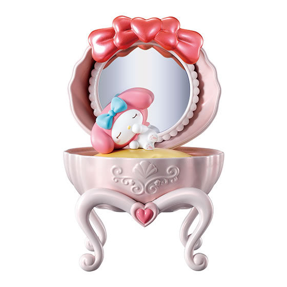 Sanrio Characters Shell Dresser เป็นโมเดลแบบโต๊ะเครื่องแป้ง Sanrio น่ารักมาก ขนาดประมาณ 11 ซม. มี 4 แบบให้เลือก