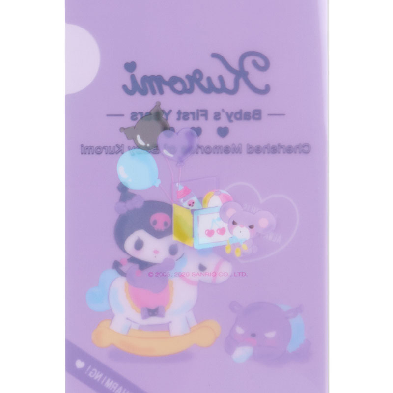 Set แฟ้มลาย My Melody & Kuromi Baby Series มี 3 แฟ้มในเซ็ต ขนาด A4 และแบบซอง Ticket Holder 2 อัน