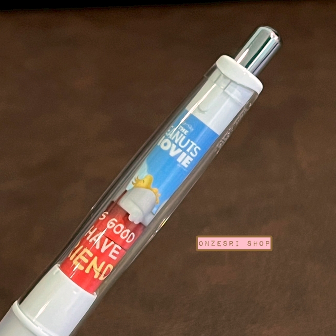 ดินสอกดเขย่าไส้ Dr.Grip I Love Snoopy Peanuts Movie ลาย House ที่จับสีแดง หัว 0.5