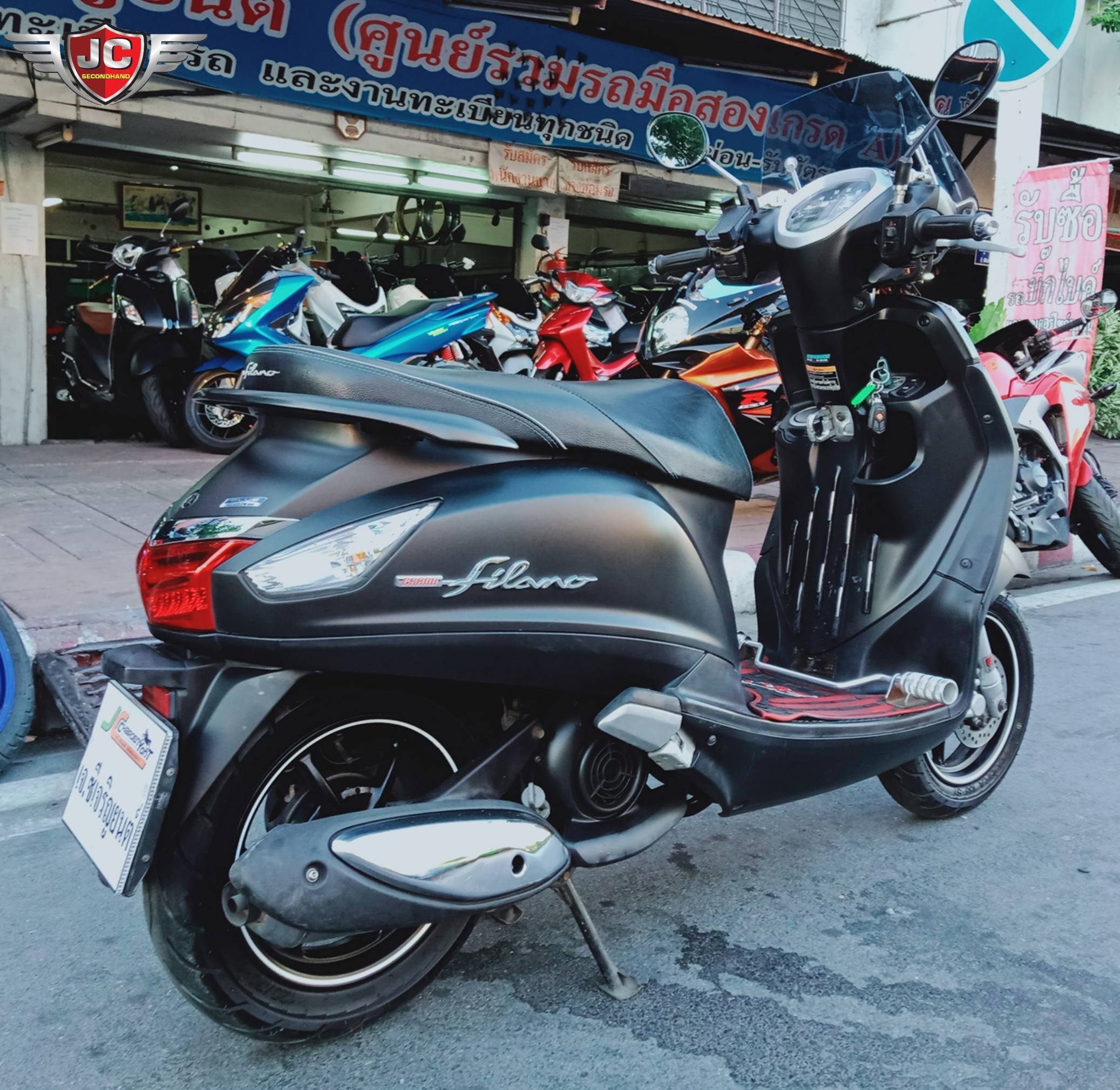 งานนี้งบน้อยมีเฮ !!GRAND FILANO จดทะเบียนปี60 รถบ้านแท้มือเดียวพร้อมของแต่ง เครื่องเดิมไม่เคยล้ม