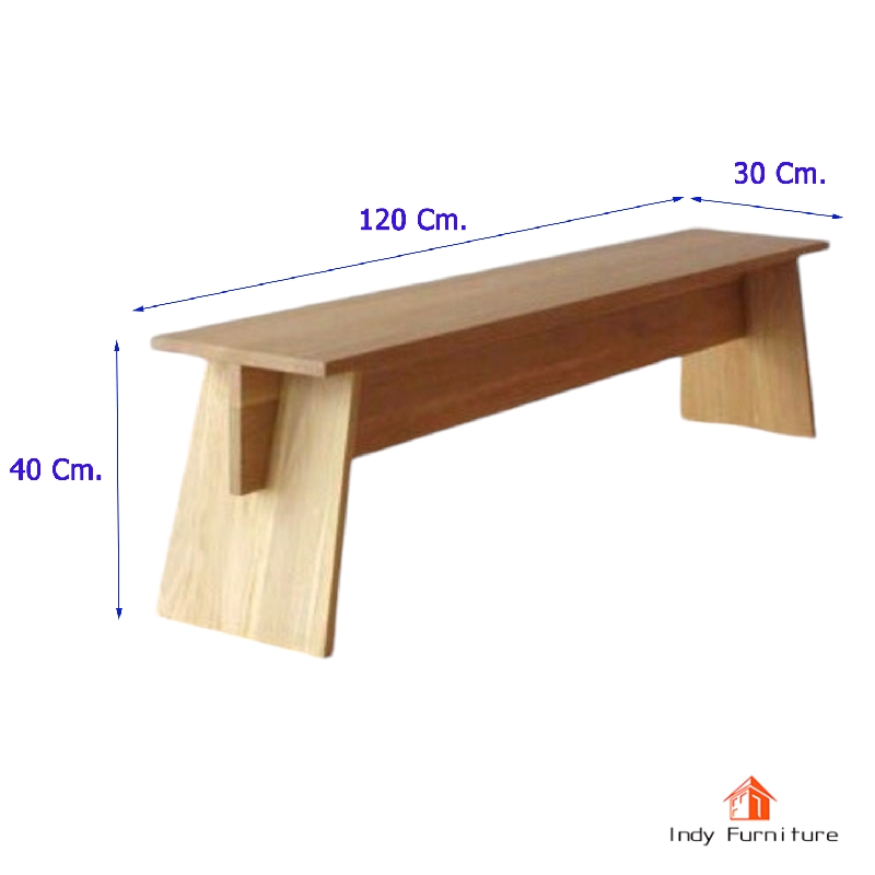 ม้านั่งอเนกประสงค์ ไม้ยางพารา รุ่น Kodo สีธรรมชาติ