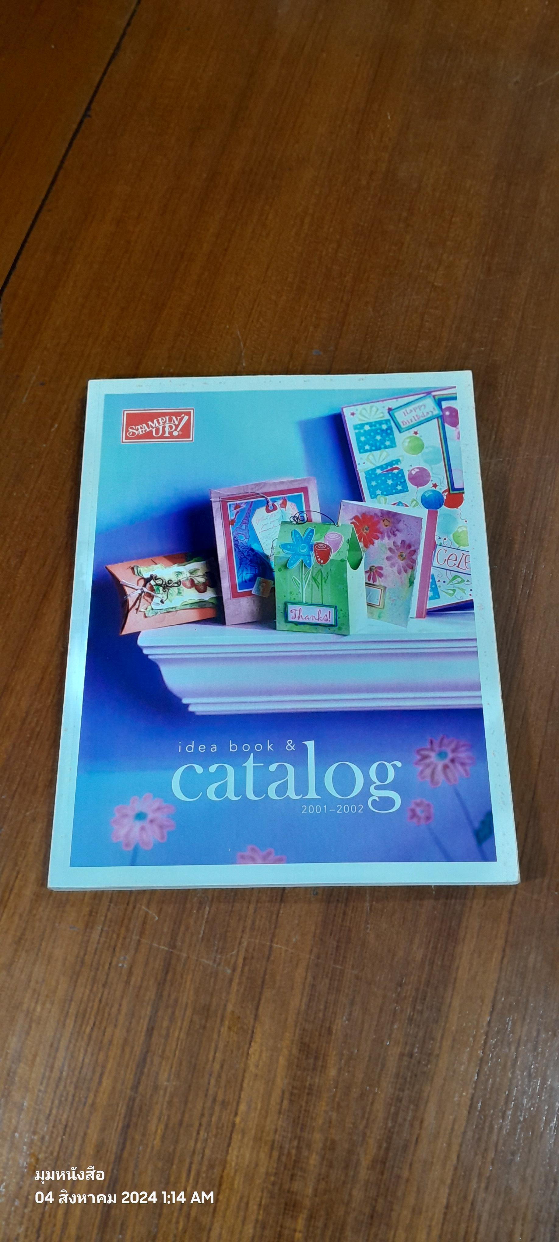 STAMPIN UP! idea book @ catalog 2001-2002