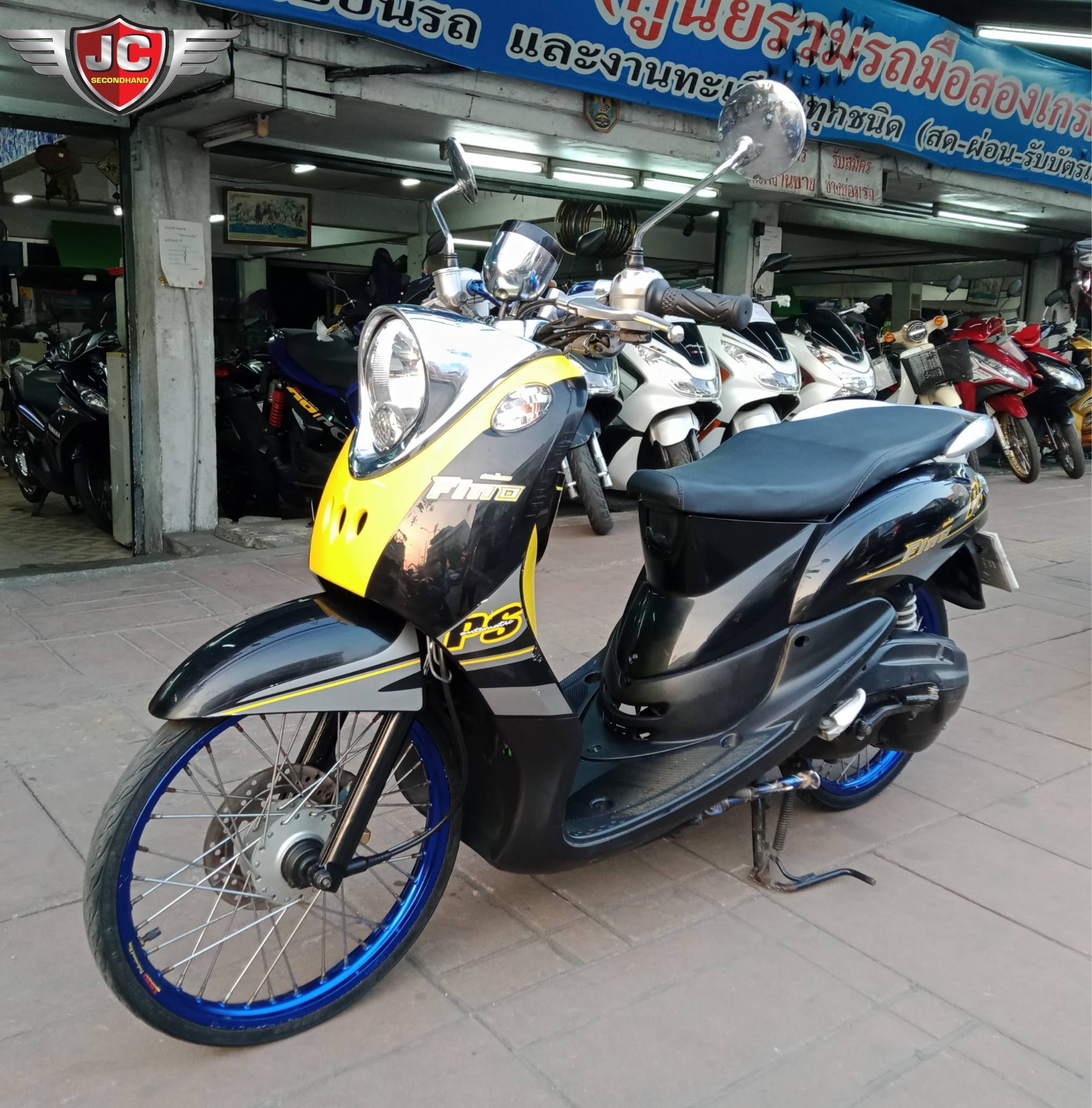 📢รถบ้านเข้าใหม่จร้า YAMAHA FINO2เกจ์ ลาย PSแท้💯 รถปี56 "หัวเงาตรงรุ่น" เครื่องดีเดิมๆเงียบๆ ชุดสีแท้ทั้งคัน