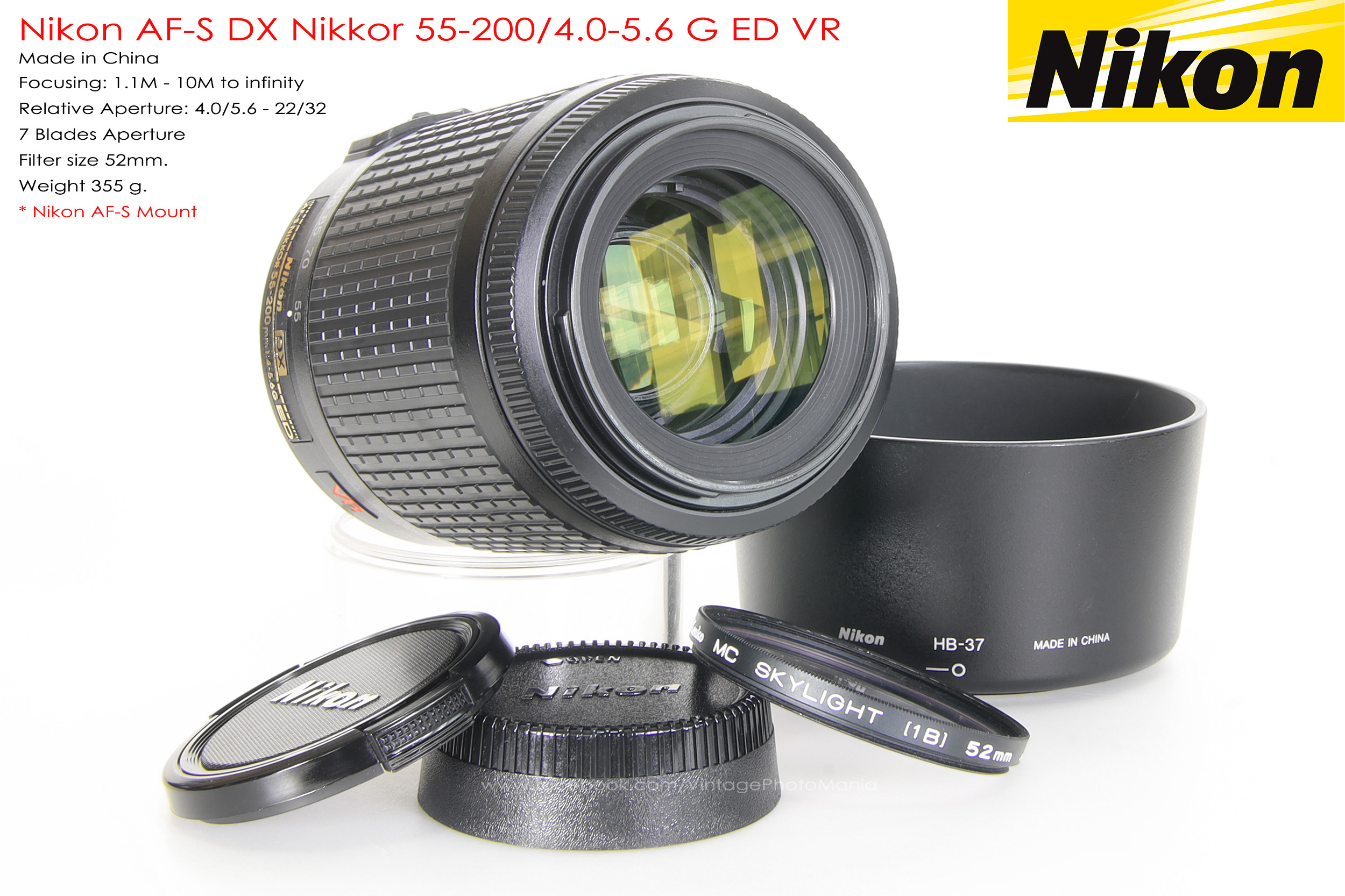 Nikon AF-S DX Nikkor 55-200/4.0-5.6G ED VR