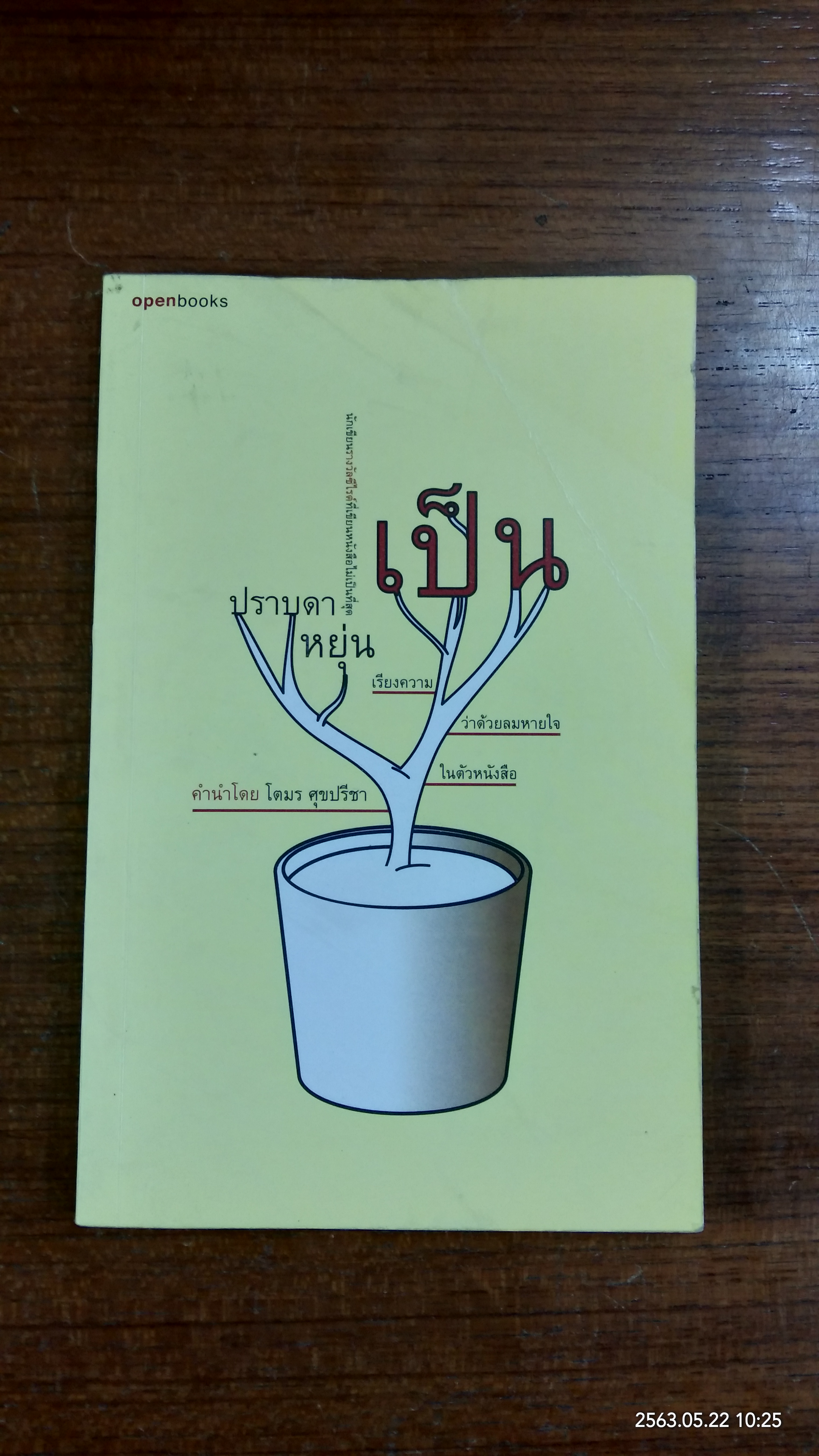 เป็น : เรียงความว่าด้วยลมหายใจในตัวหนังสือ / ปราบดา หยุ่น