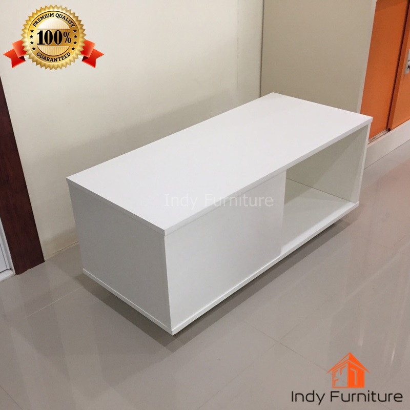 โต๊ะกลาง รุ่น August-ML ขนาด กว้าง90x ลึก40 xสูง39ซม.ผิวเมลามีนสีขาว