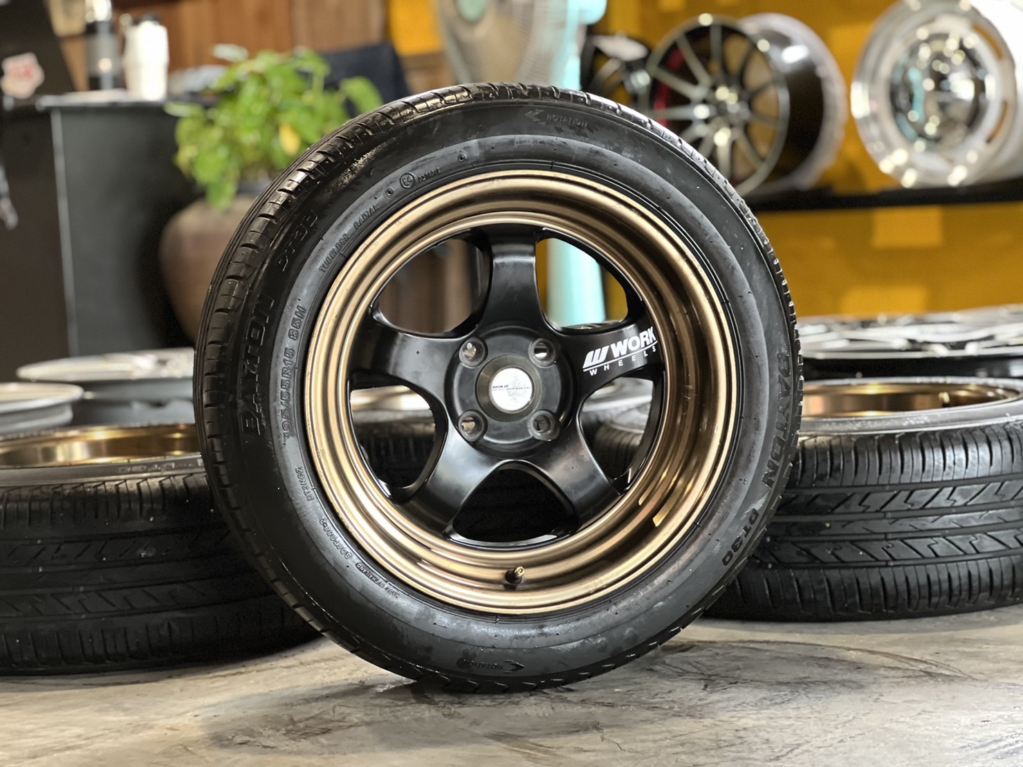 ล้อมือสอง W WORK S1 15” x 7.5 et28 4h100