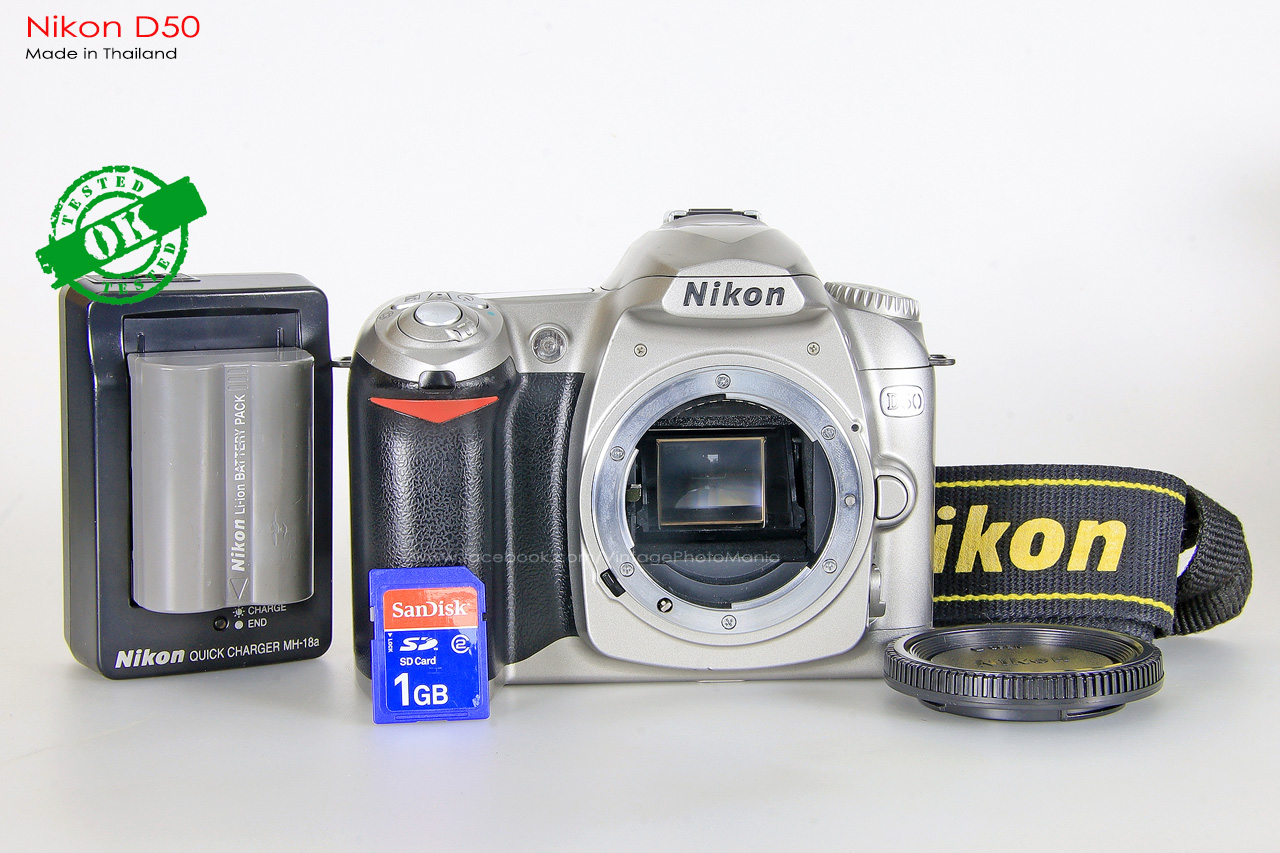 Nikon D50 Body [SECOND HAND] VintagePhotoMania เลนส์มือหมุนราคาถูก
