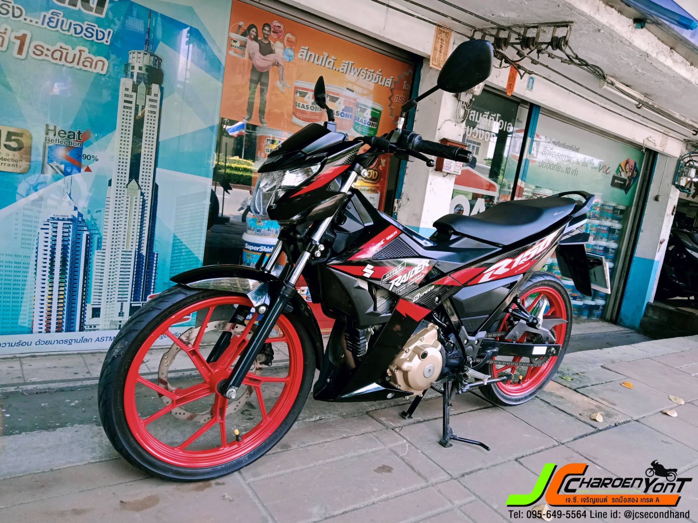 "รถบ้านแท้มือเดียว" ALL New Suzuki Raider150R รถปี 61 สภาพสวยเดิมเครื่องไม่แกะ พร้อมใช้งานสุดๆ
