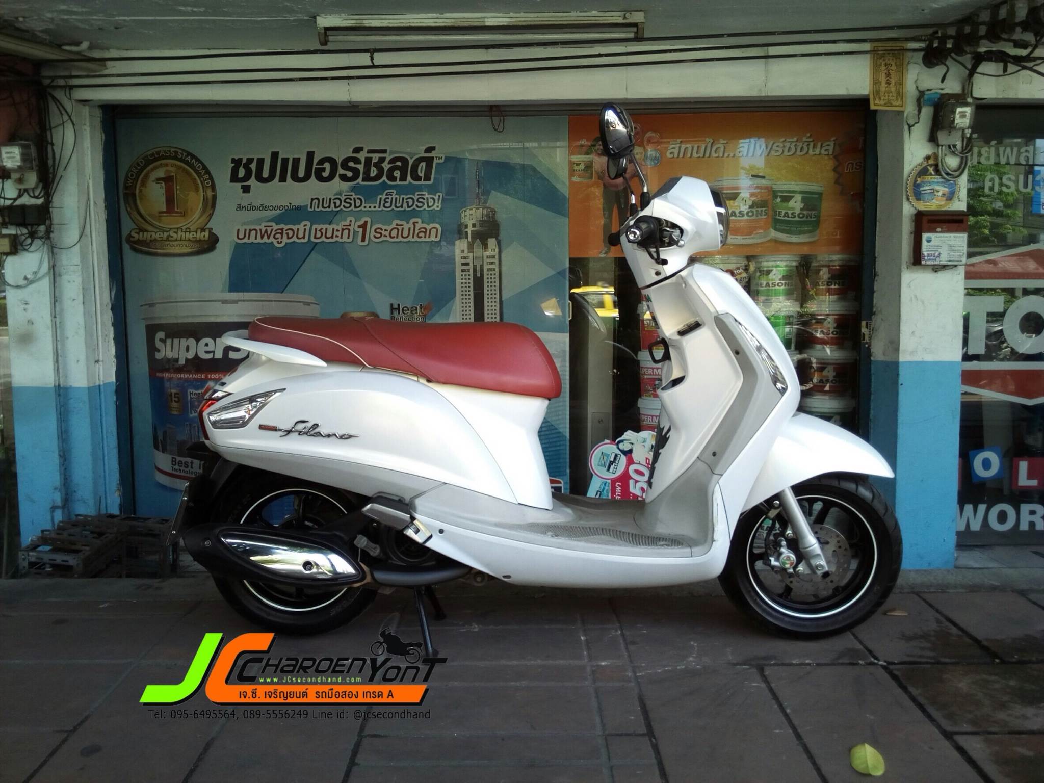 "ใครหารุ่นนี้อยู่ รีบมาจับจองกันได้เลย" Yamaha GRAND FILANO Classico ตัว2016แท้ รถบ้านมือเดียวสภาพเดิมสวย เครื่องดีโคตรเดิมห้องเครื่องใสปิ้ง ปล่อยมือสบาย