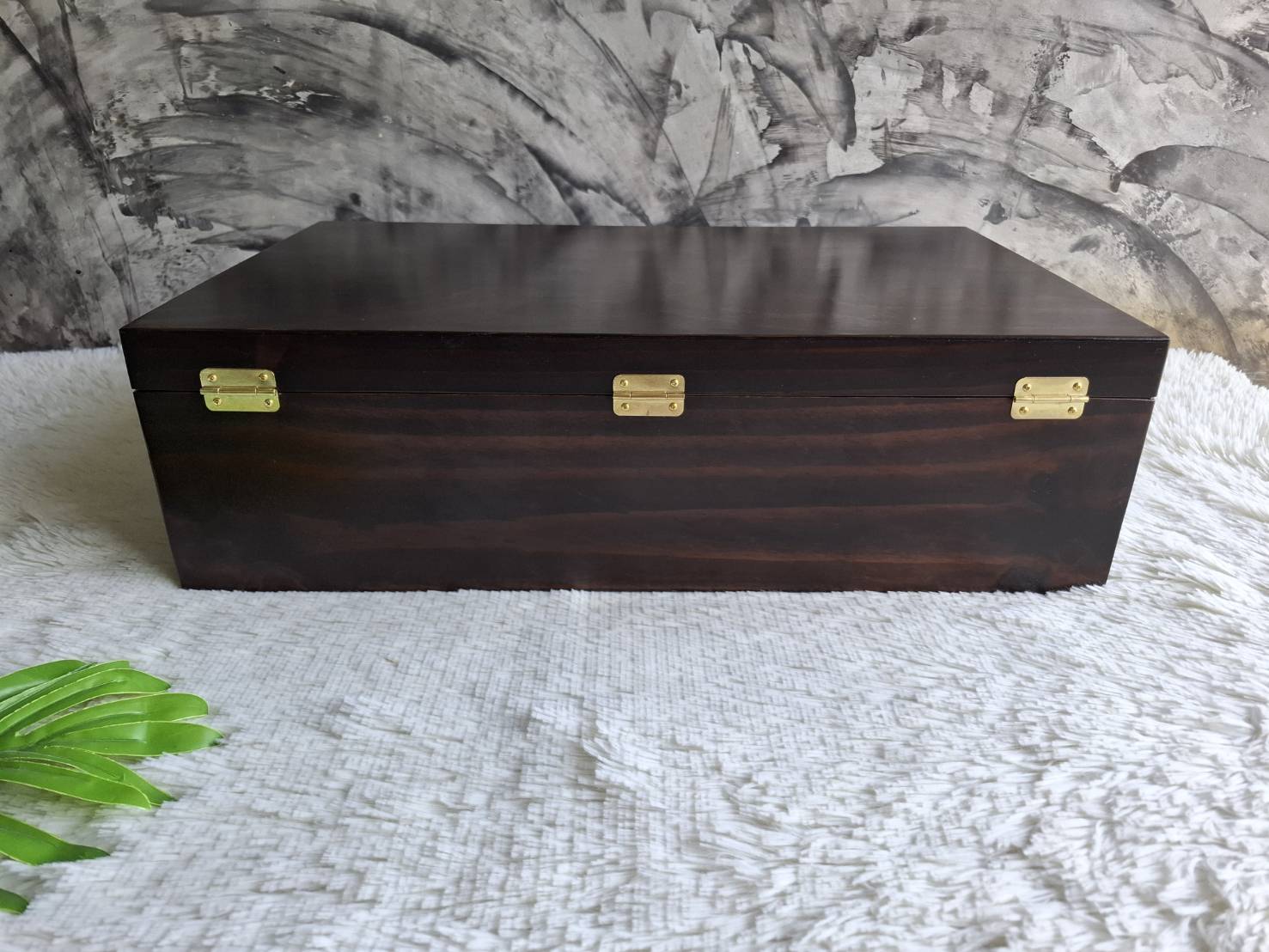 กล่องไม้แบ่งช่อง 10 ช่อง